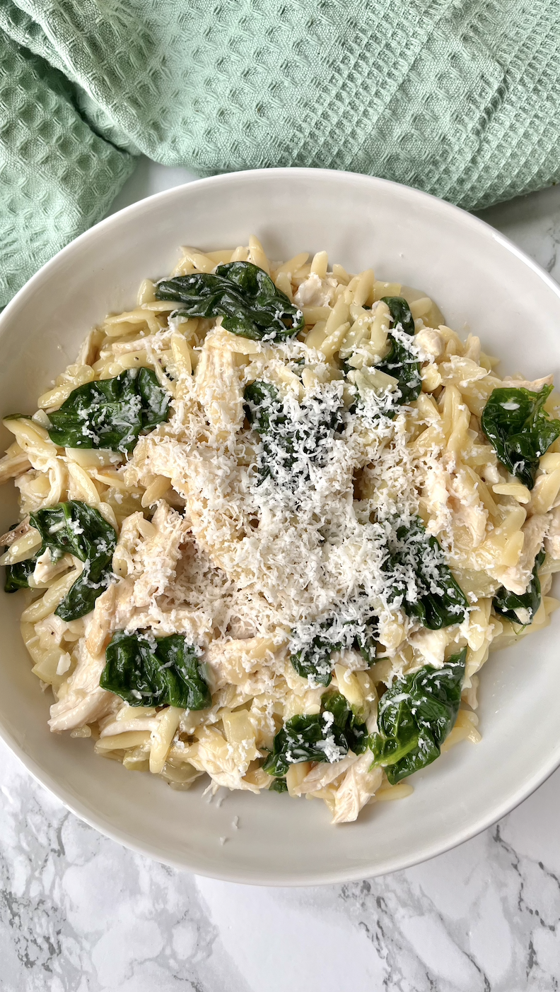 one pan chicken orzo 