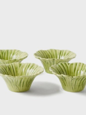 Bordallo Pinheiro | Set Of Four Cosmos Earthenware Bowls