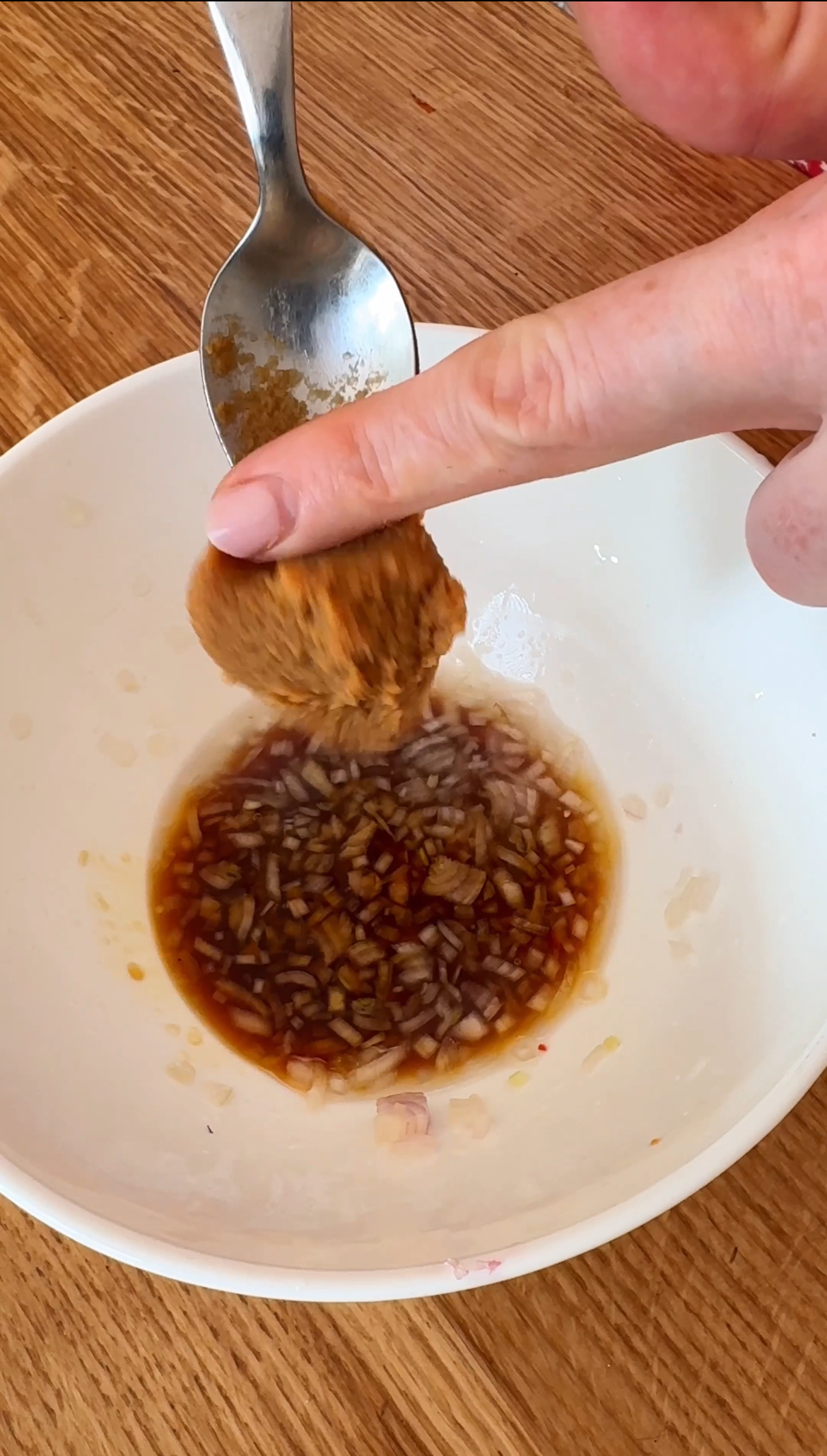 making salmon crudo dressing