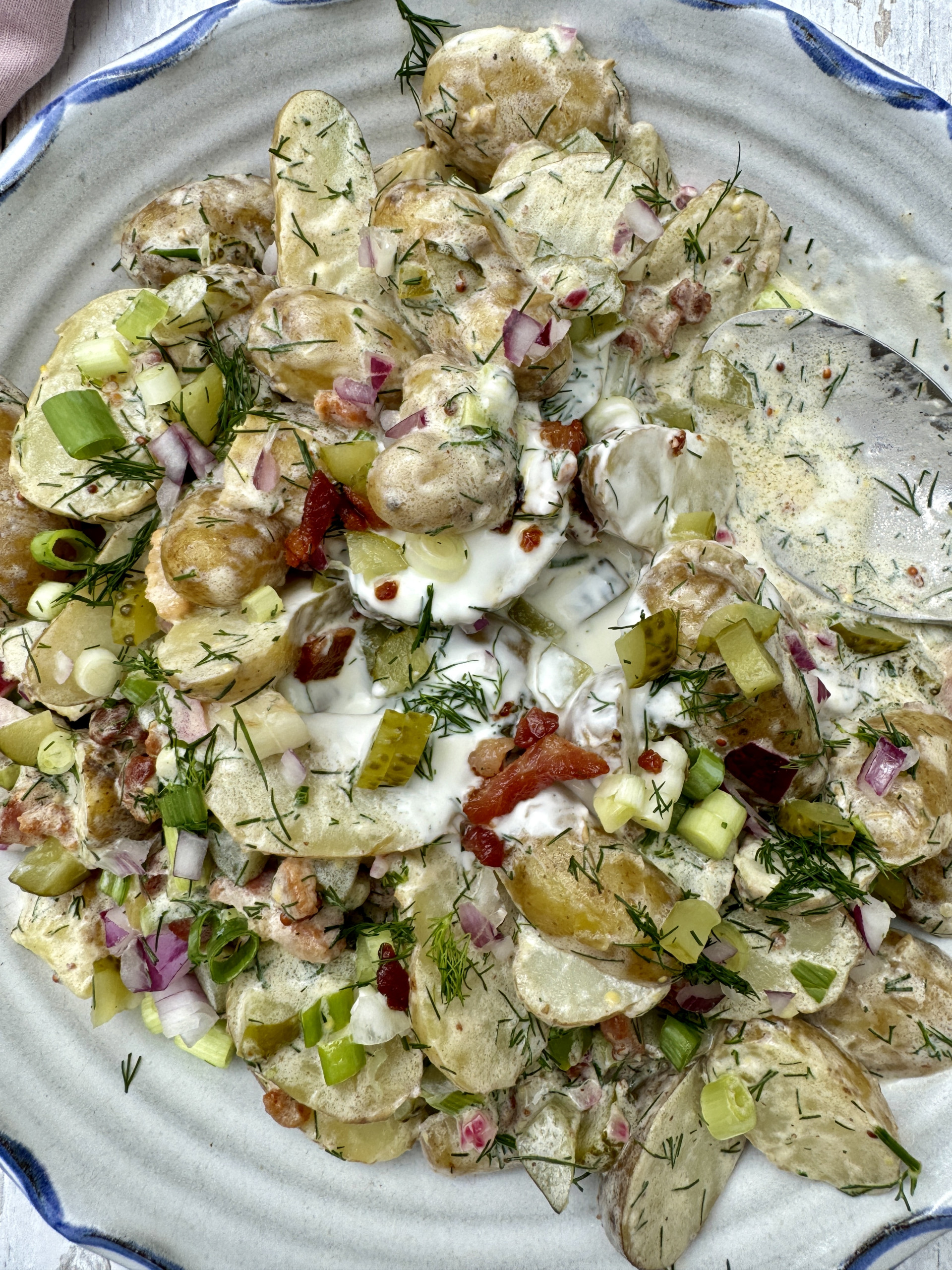 potato salad with pickles