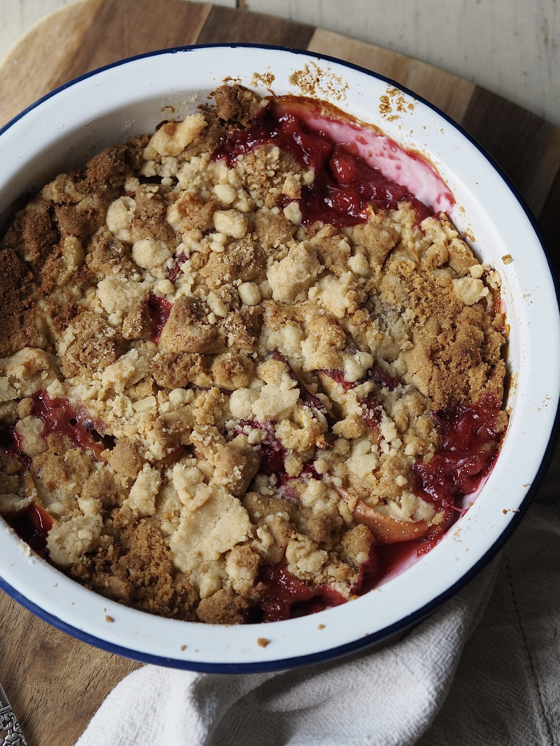 Peach Cobbler with Cake Mix