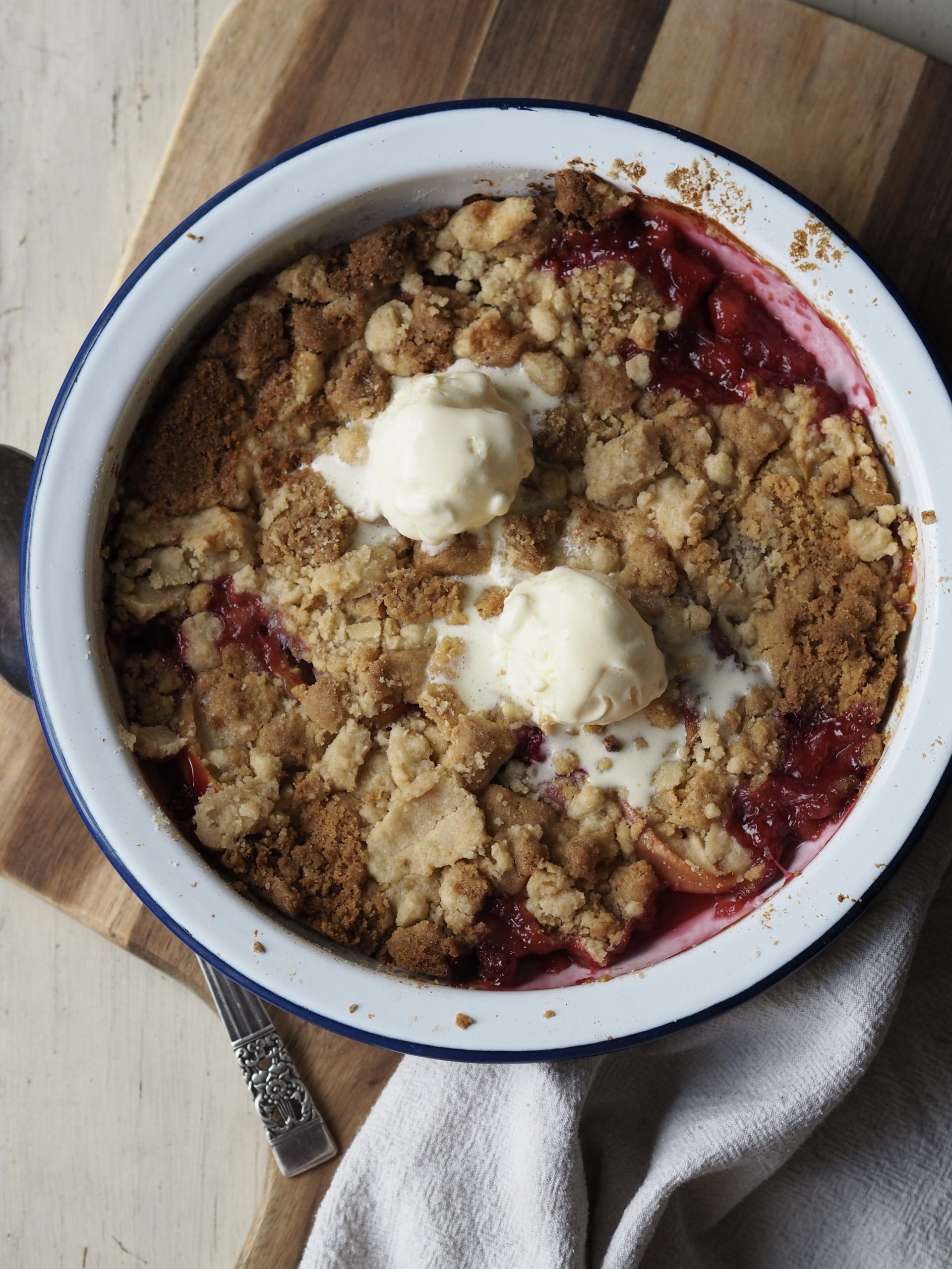 Peach Cobbler with Cake Mix