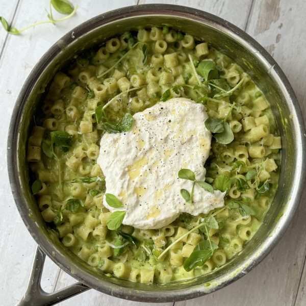 pasta and peas