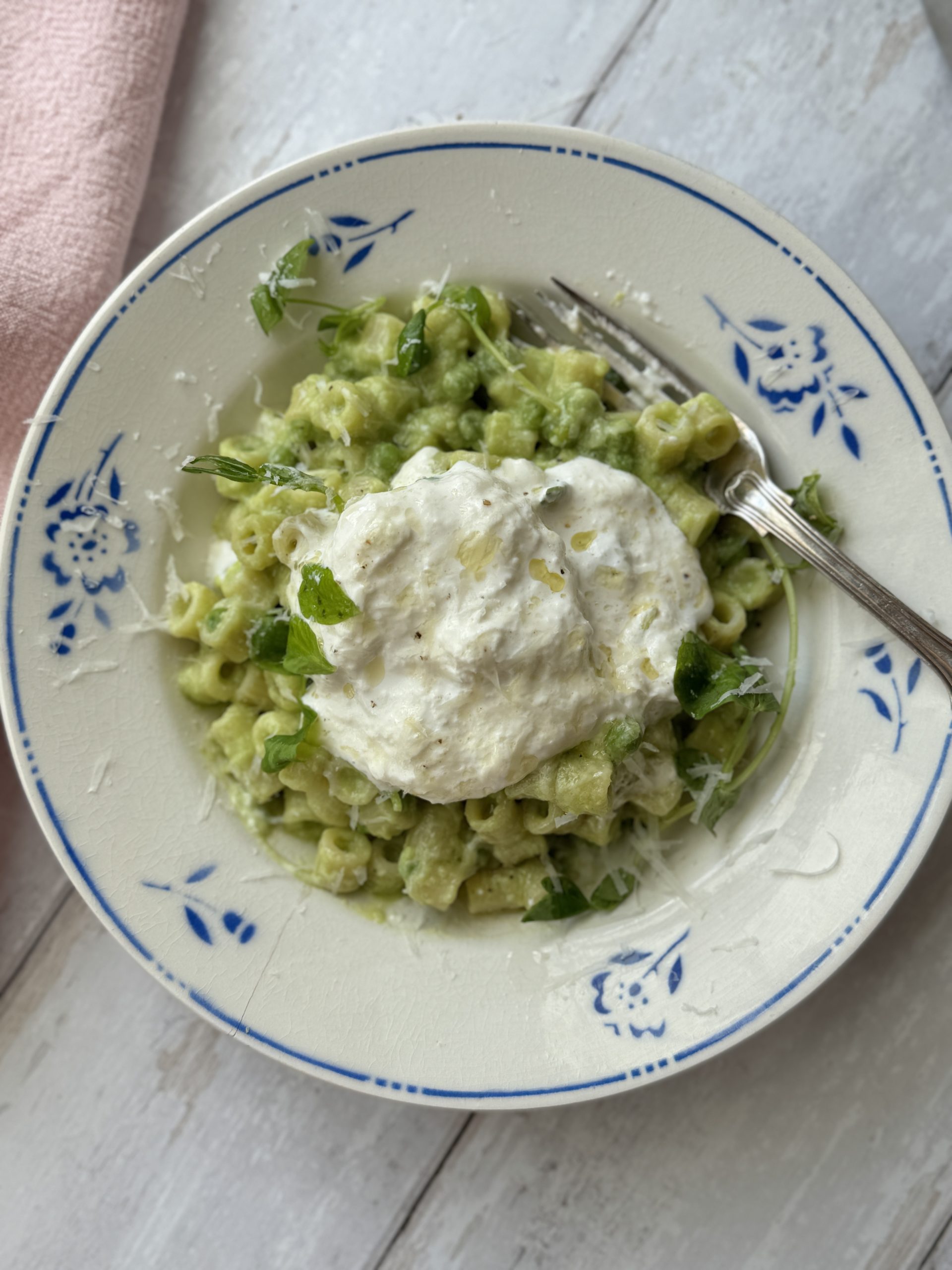 one pan pasta and peas