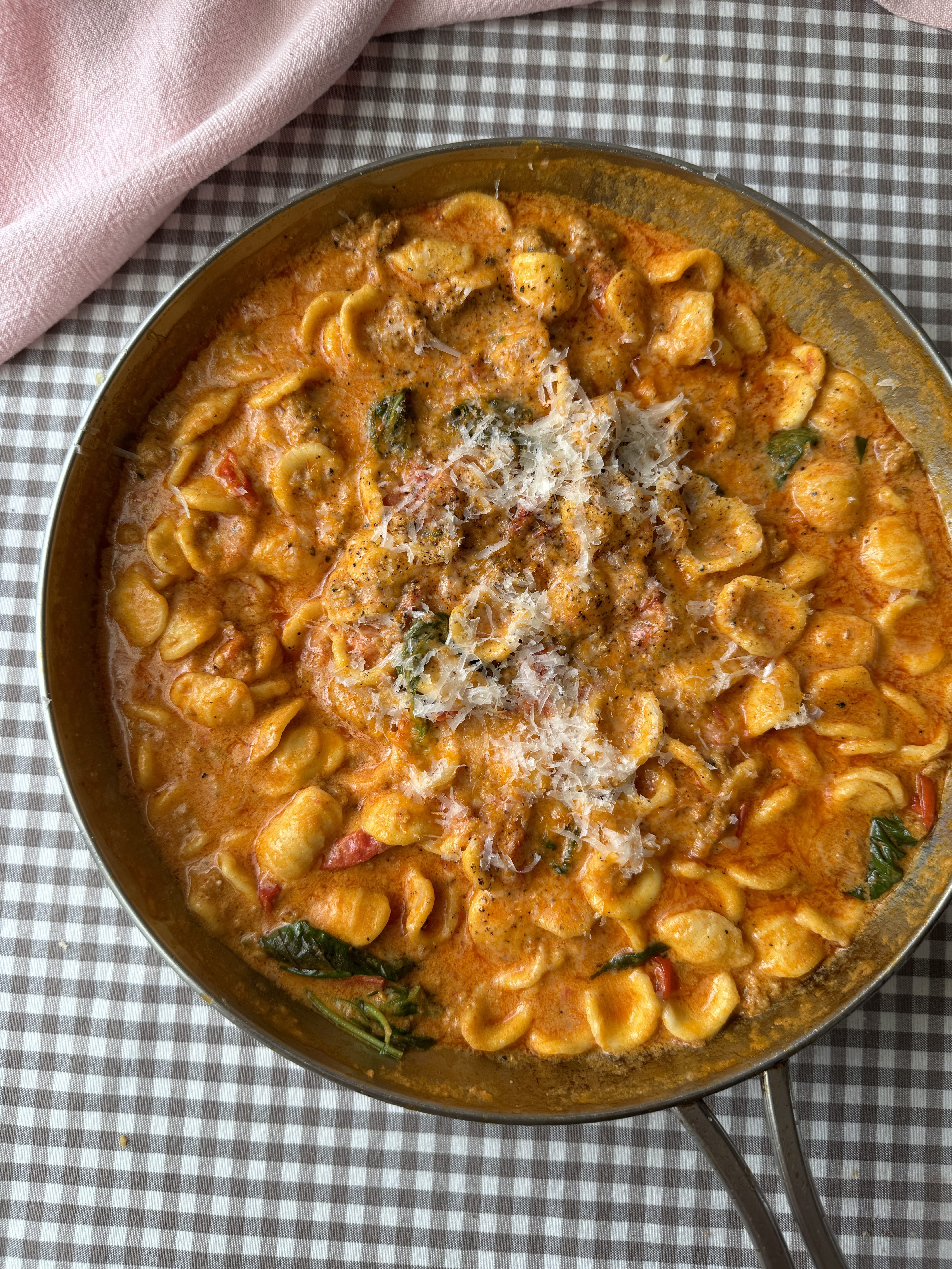 pasta con nduja in pan