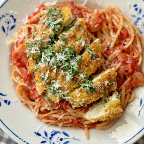 crispy parmesan garlic chicken