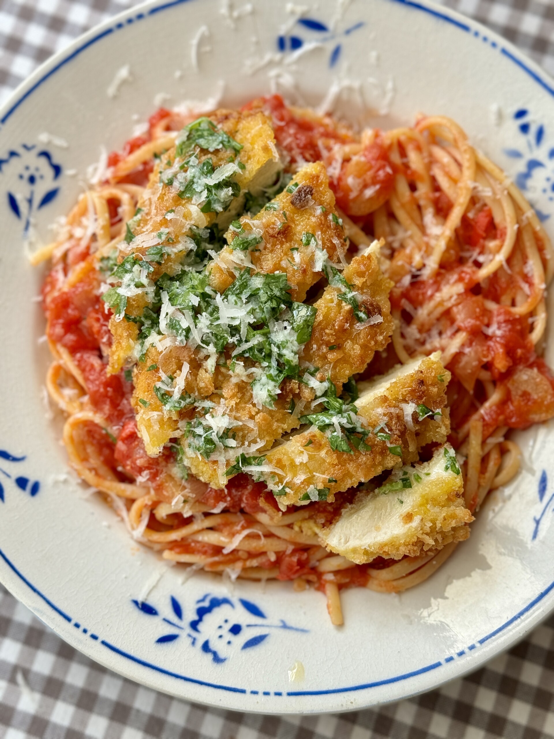 crispy parmesan garlic chicken