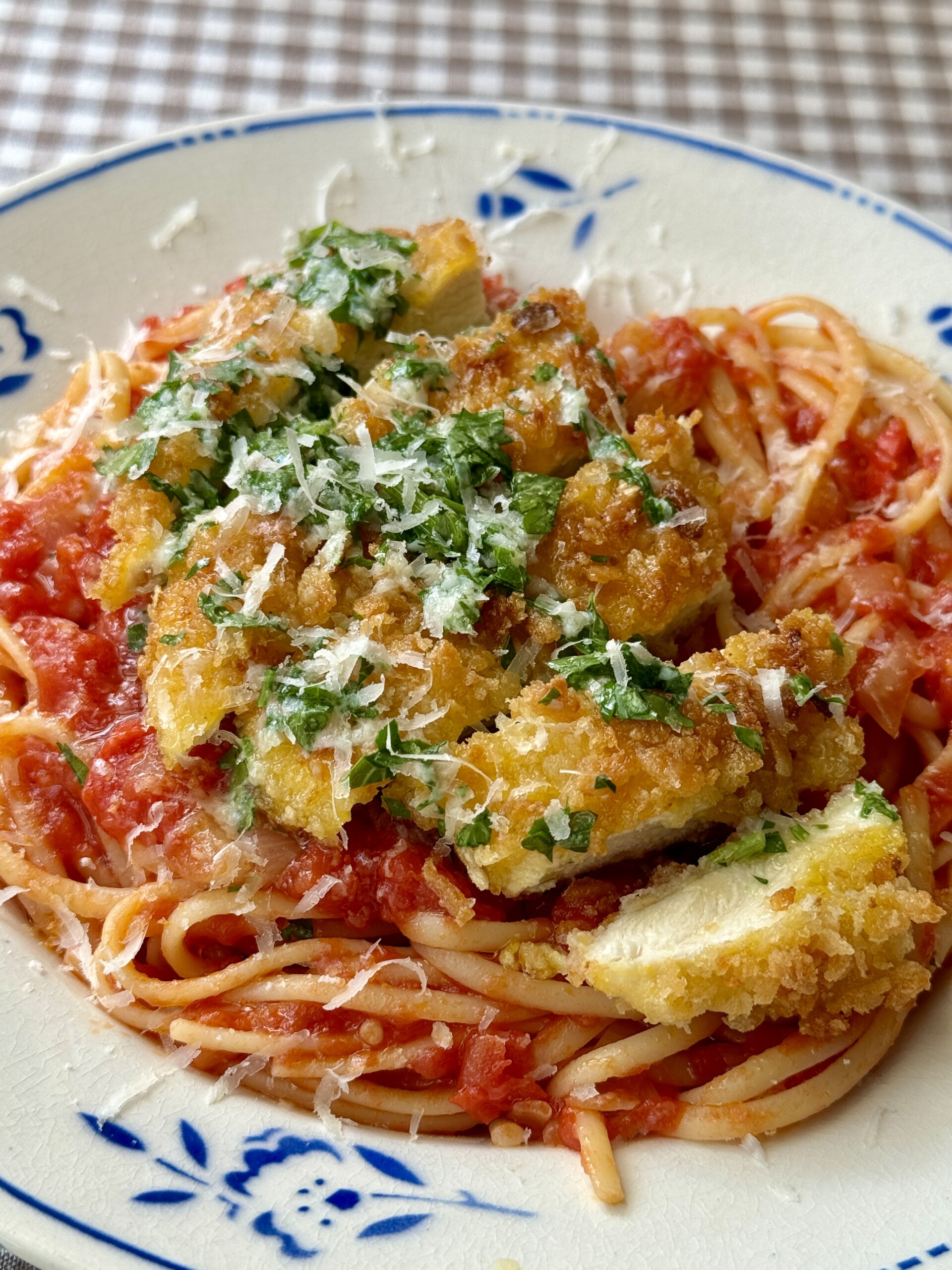 crispy parmesan garlic chicken