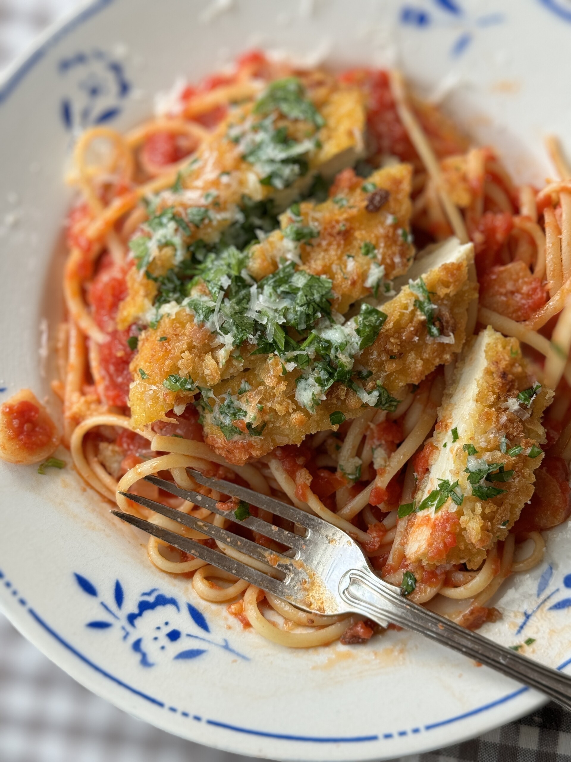 crispy parmesan chicken