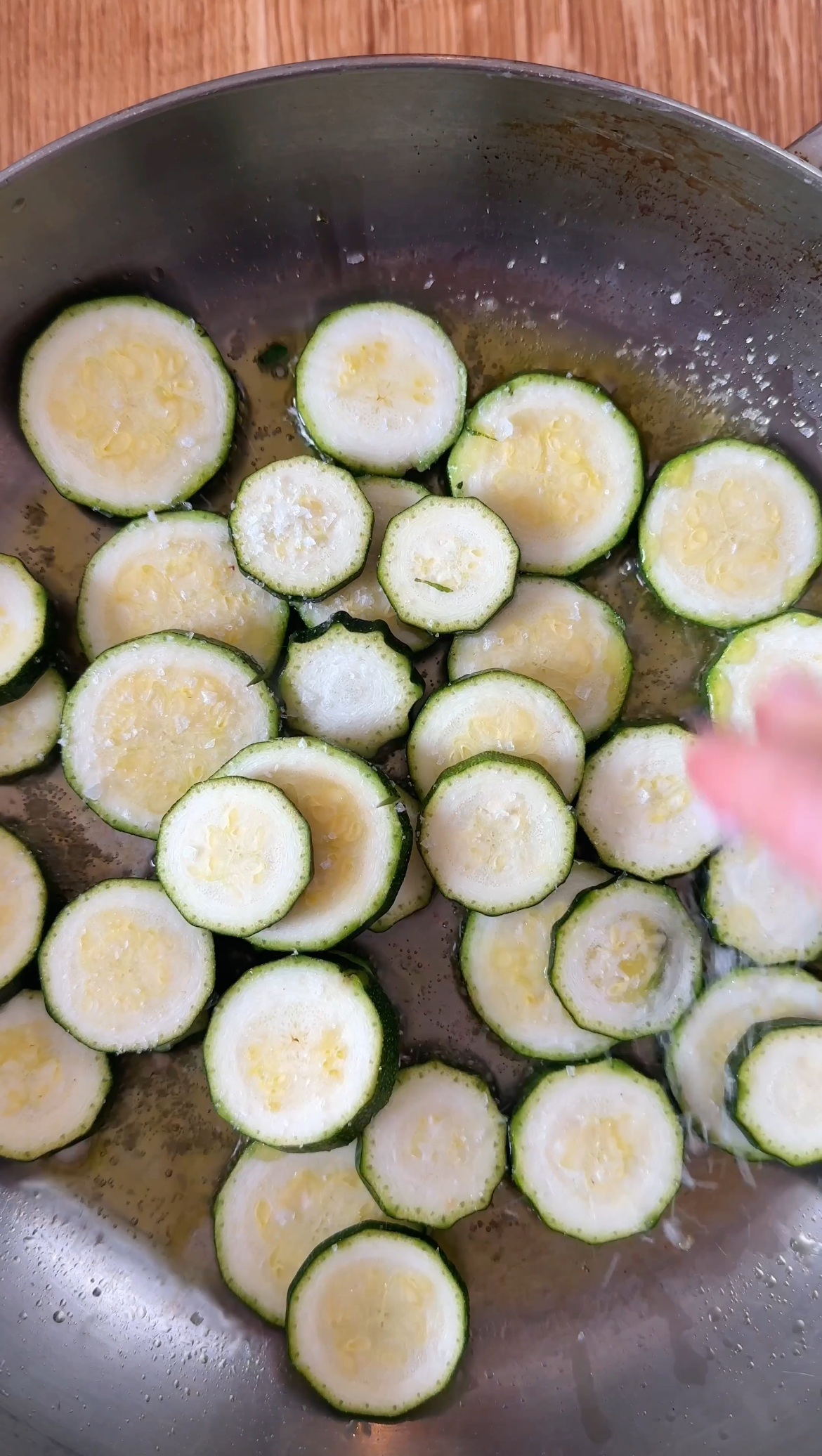 frying zucchini