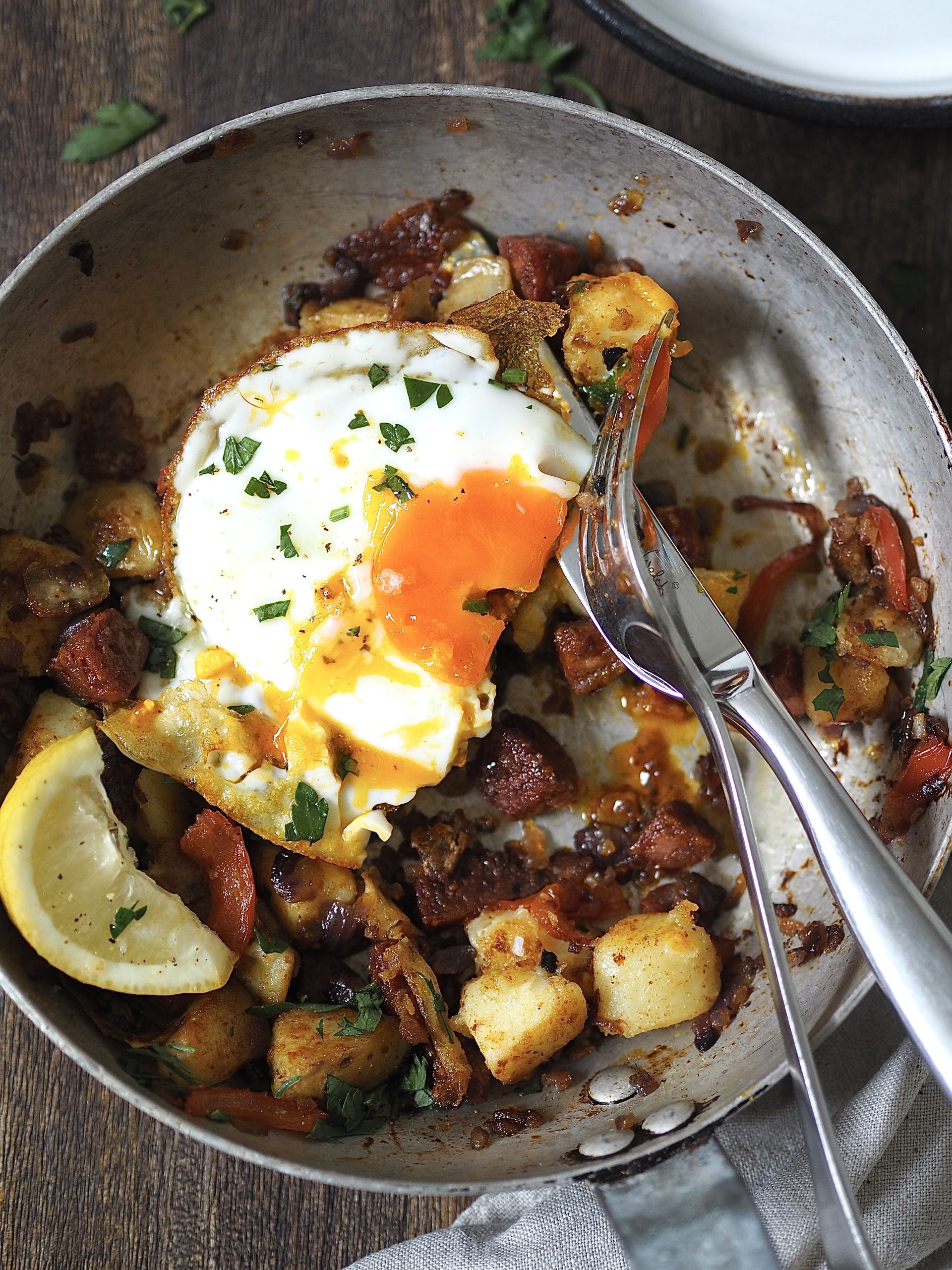 Chorizo and Potato Breakfast Hash