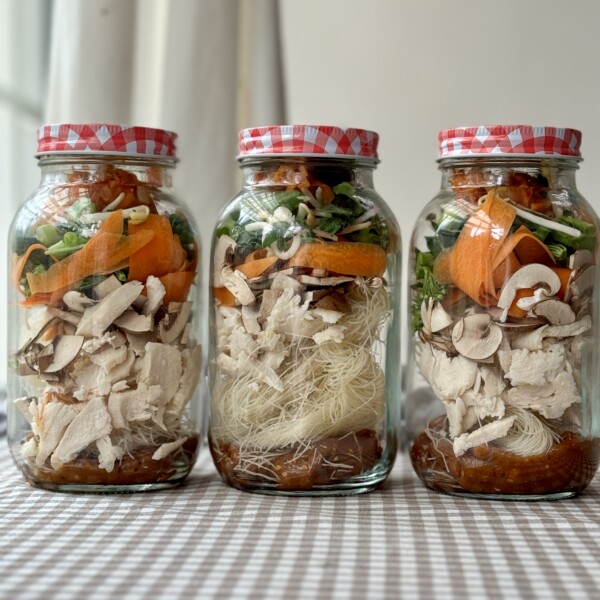 mason jar noodles gut healthy