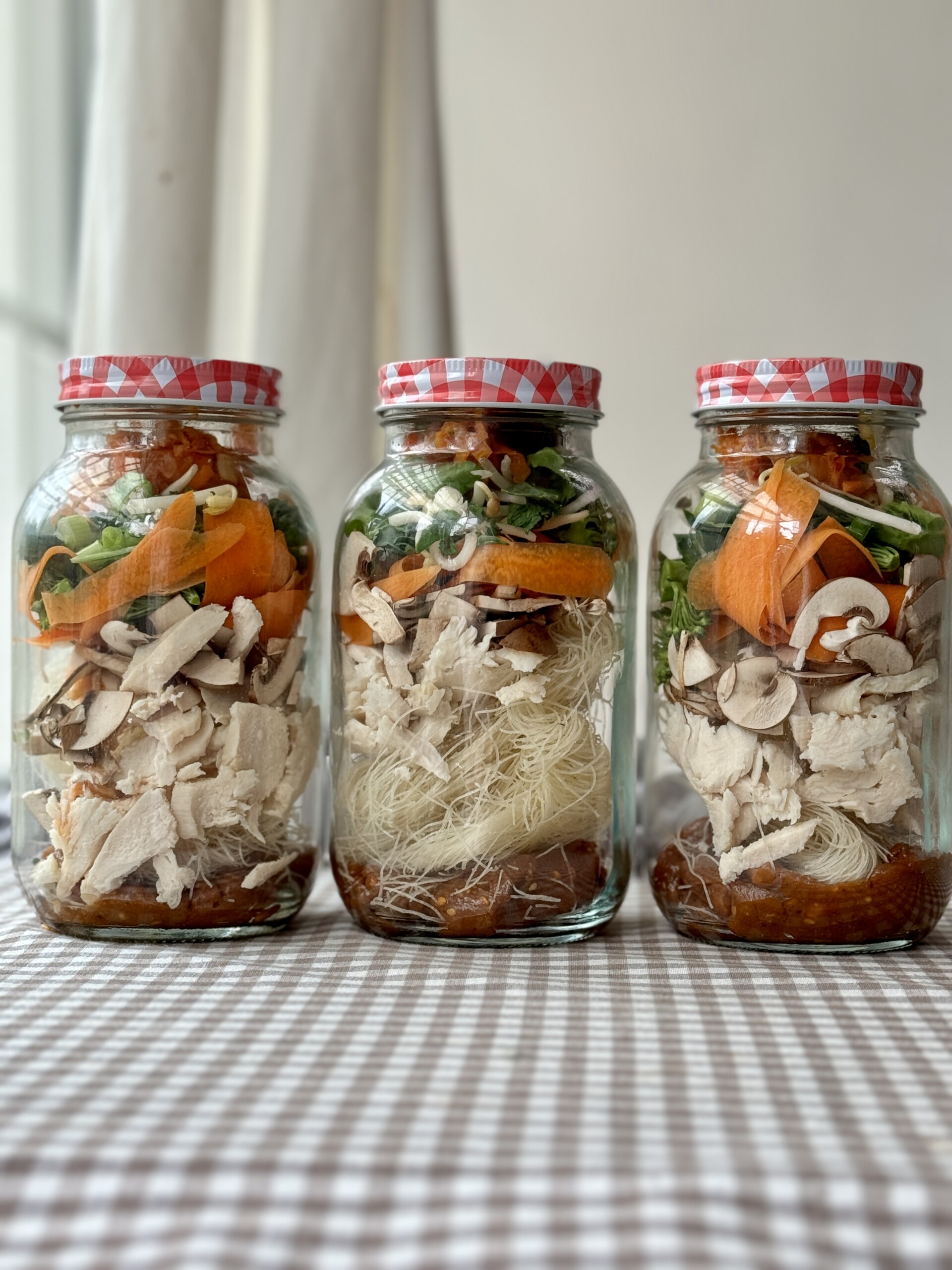 mason jar noodles gut healthy