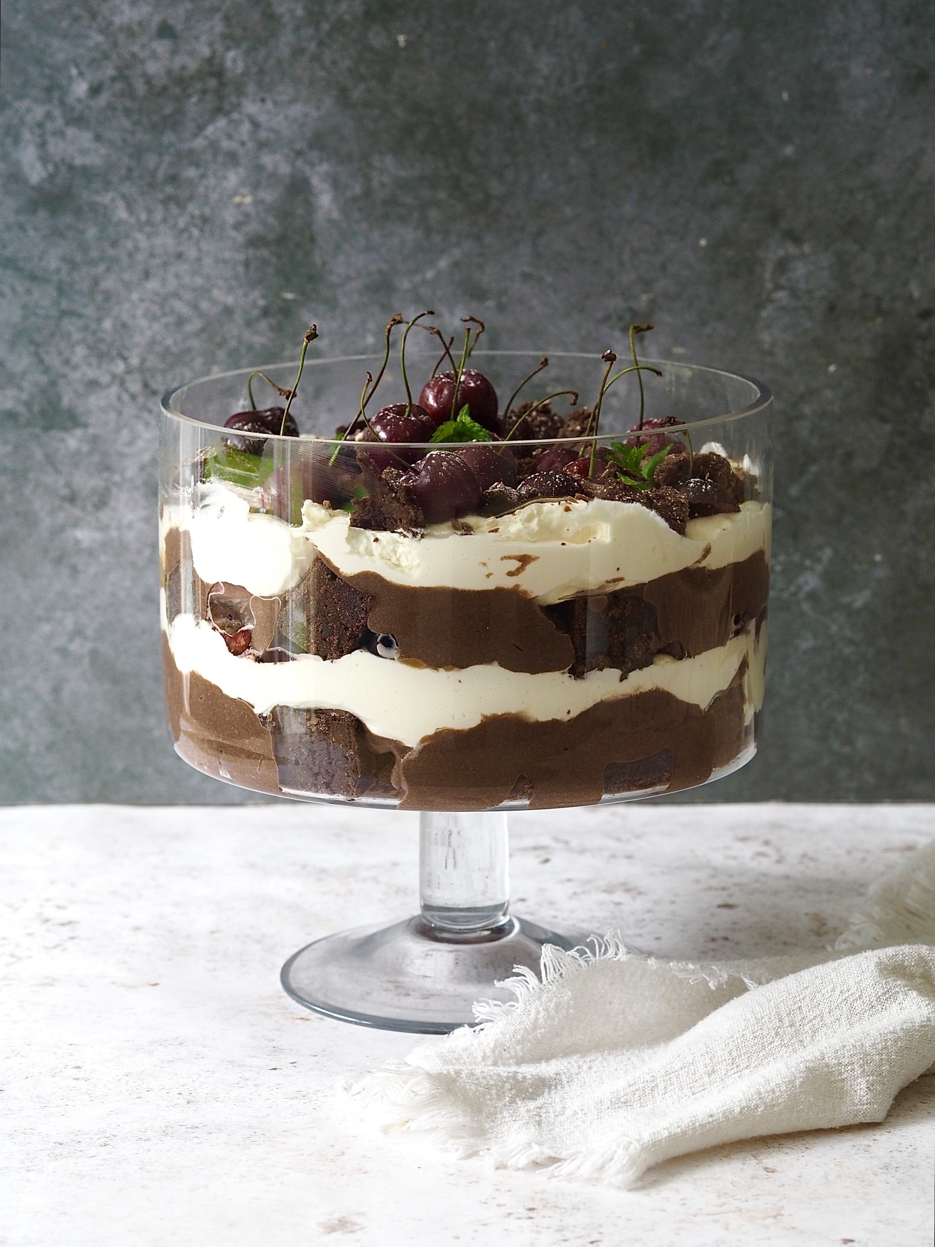 Chocolate Brownie Trifle