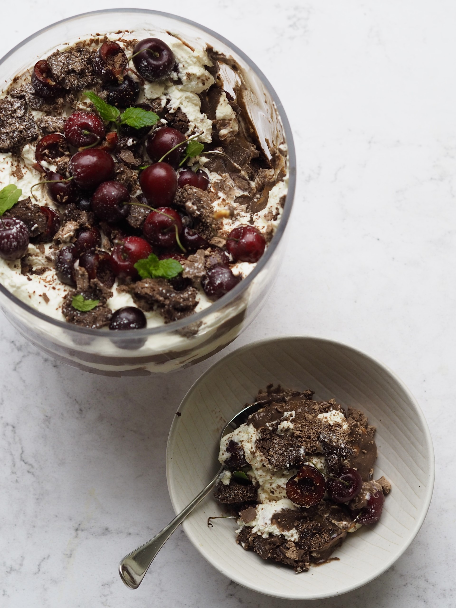 Chocolate Brownie Trifle