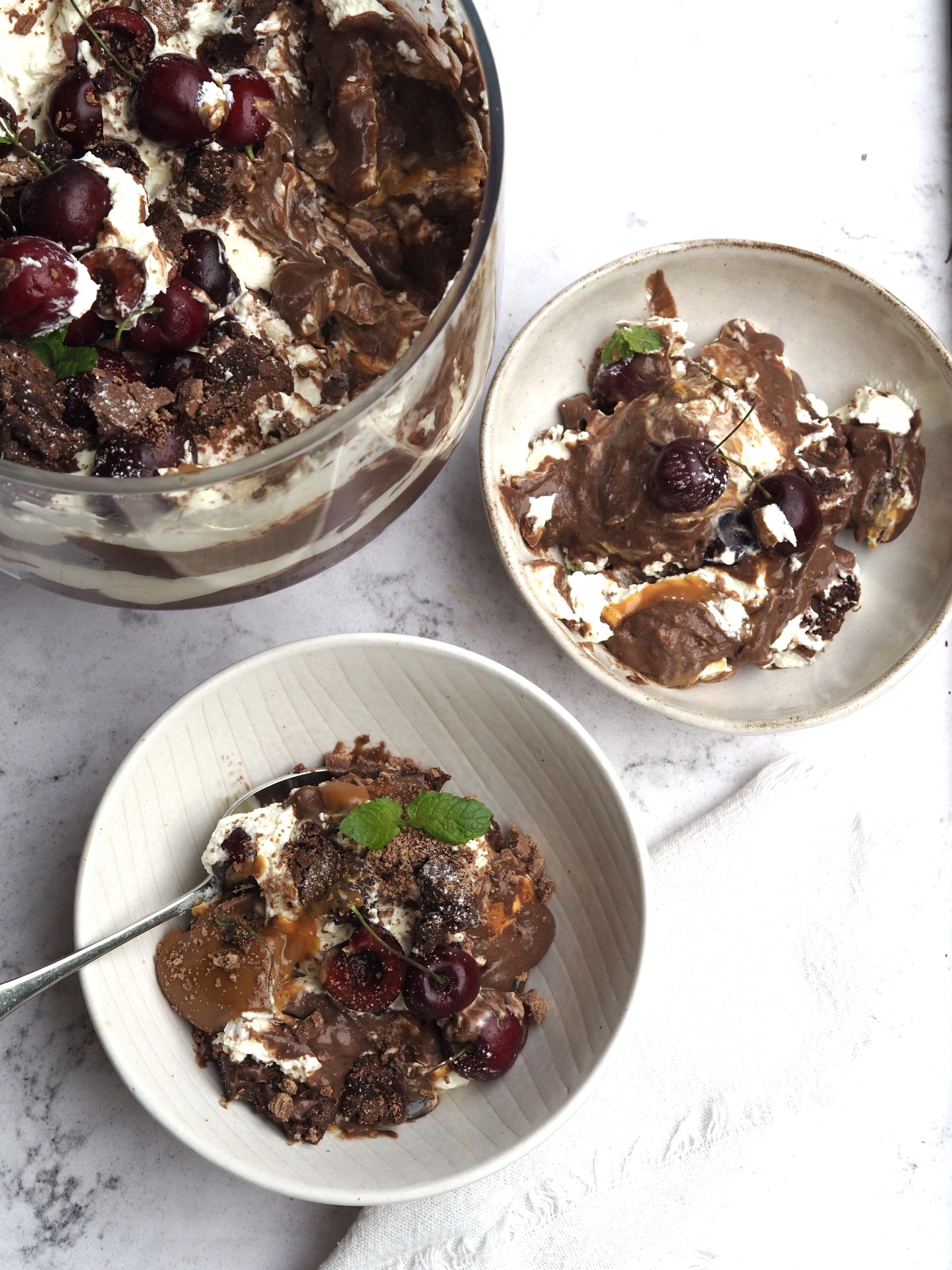 Chocolate Brownie Trifle