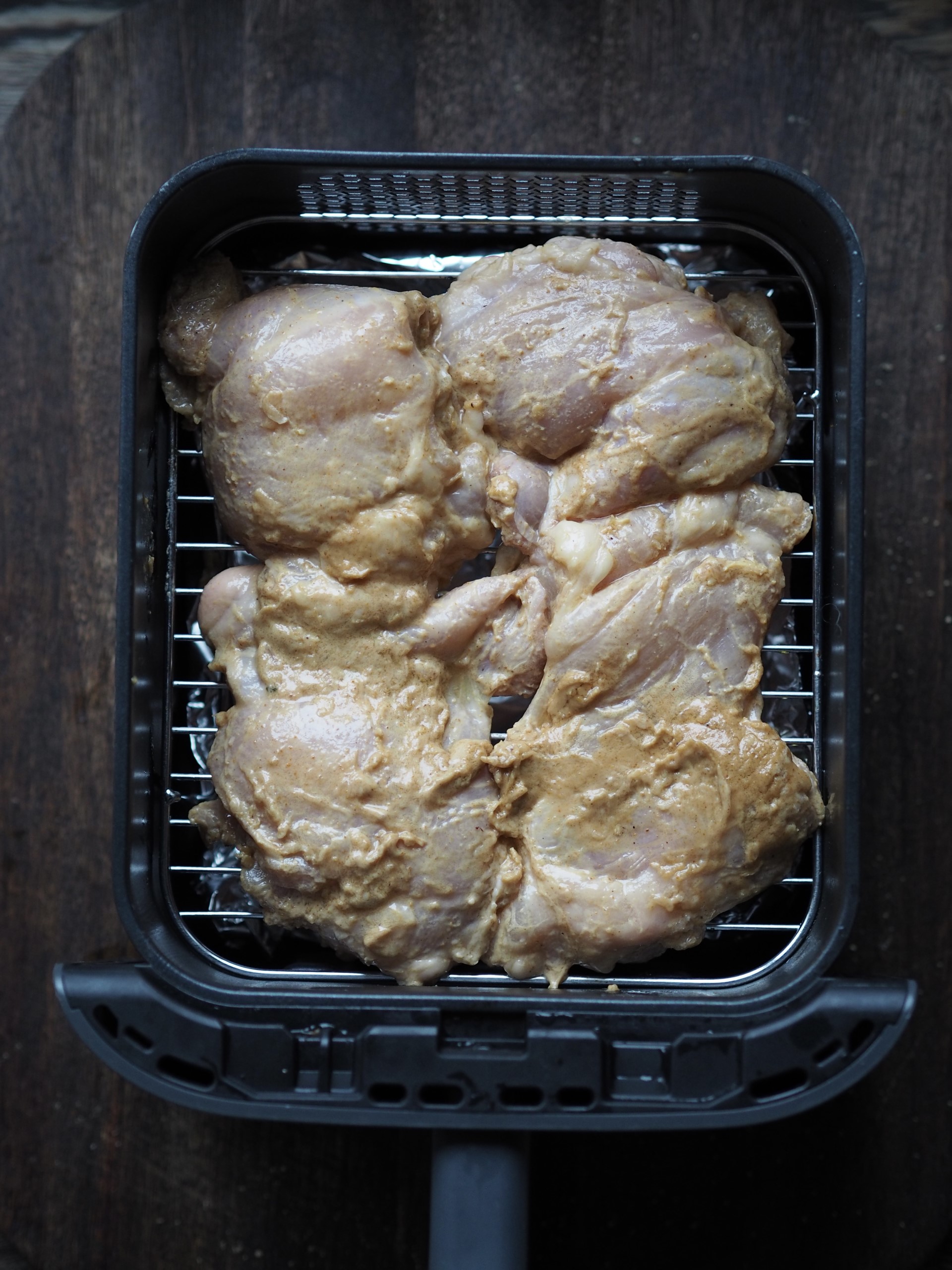 Marinating the Chicken for Chicken Satay Bowls