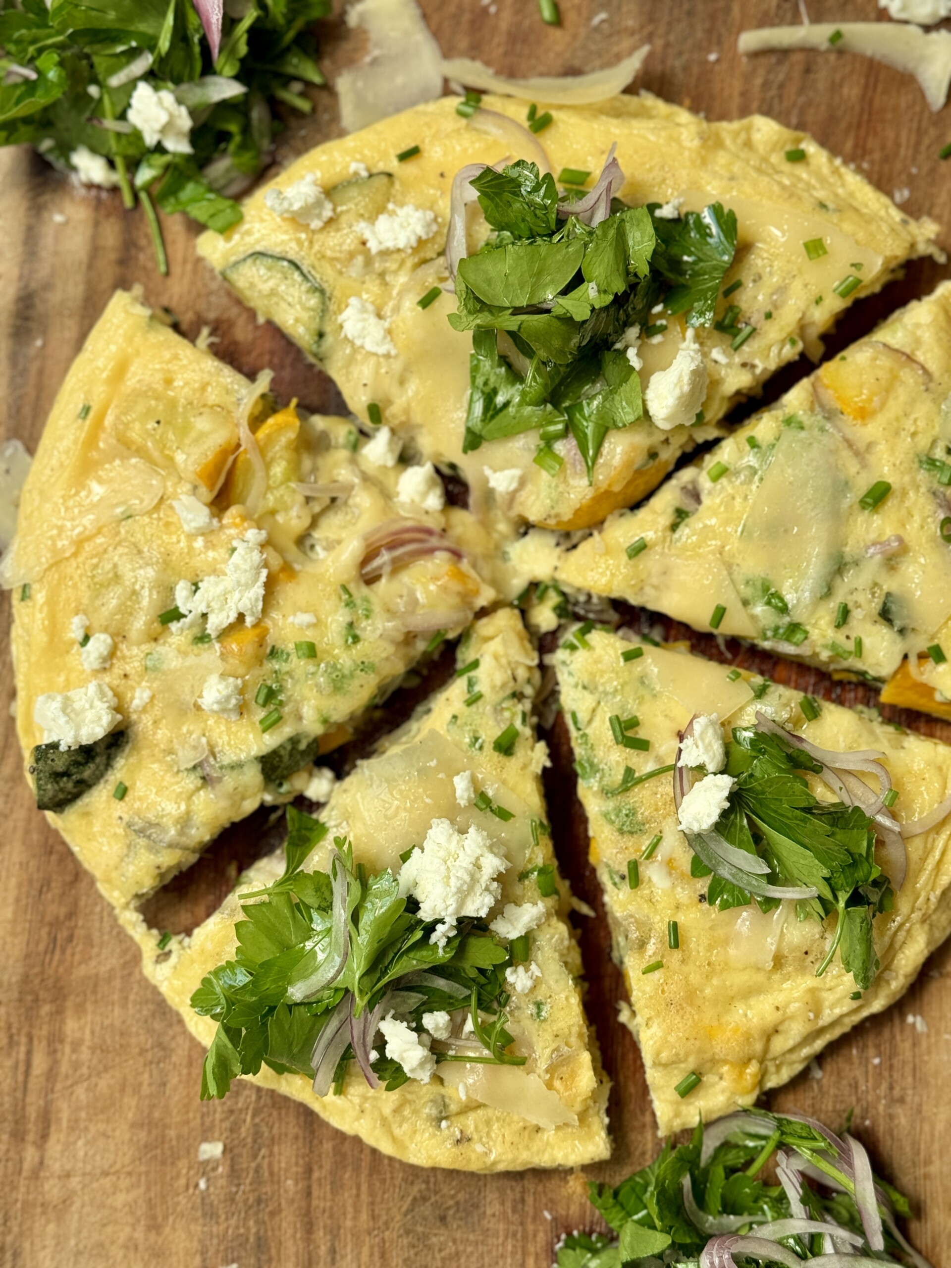 Courgette Frittata (Frittata di Zucchini)