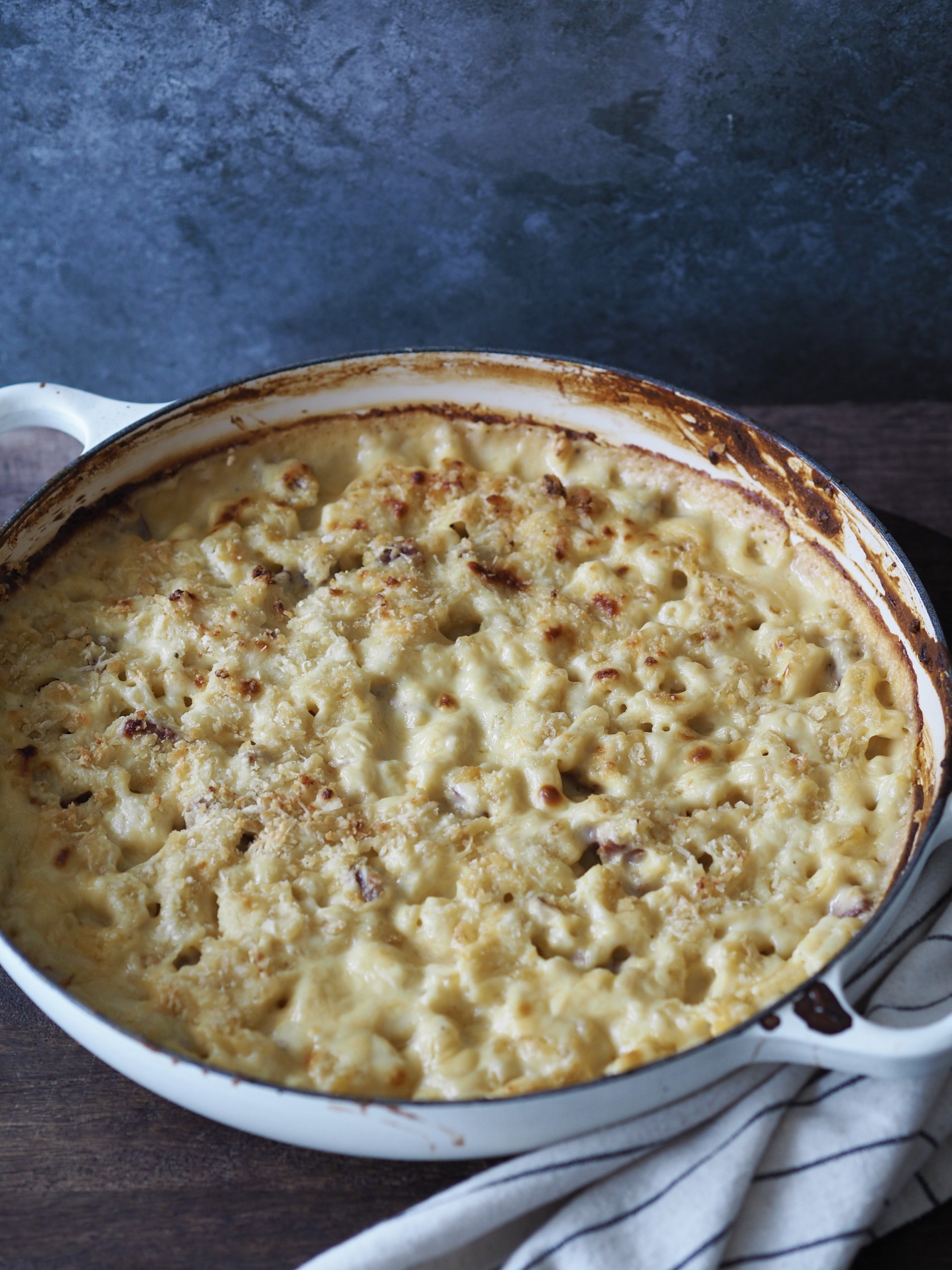 Baked Chorizo Mac and Cheese