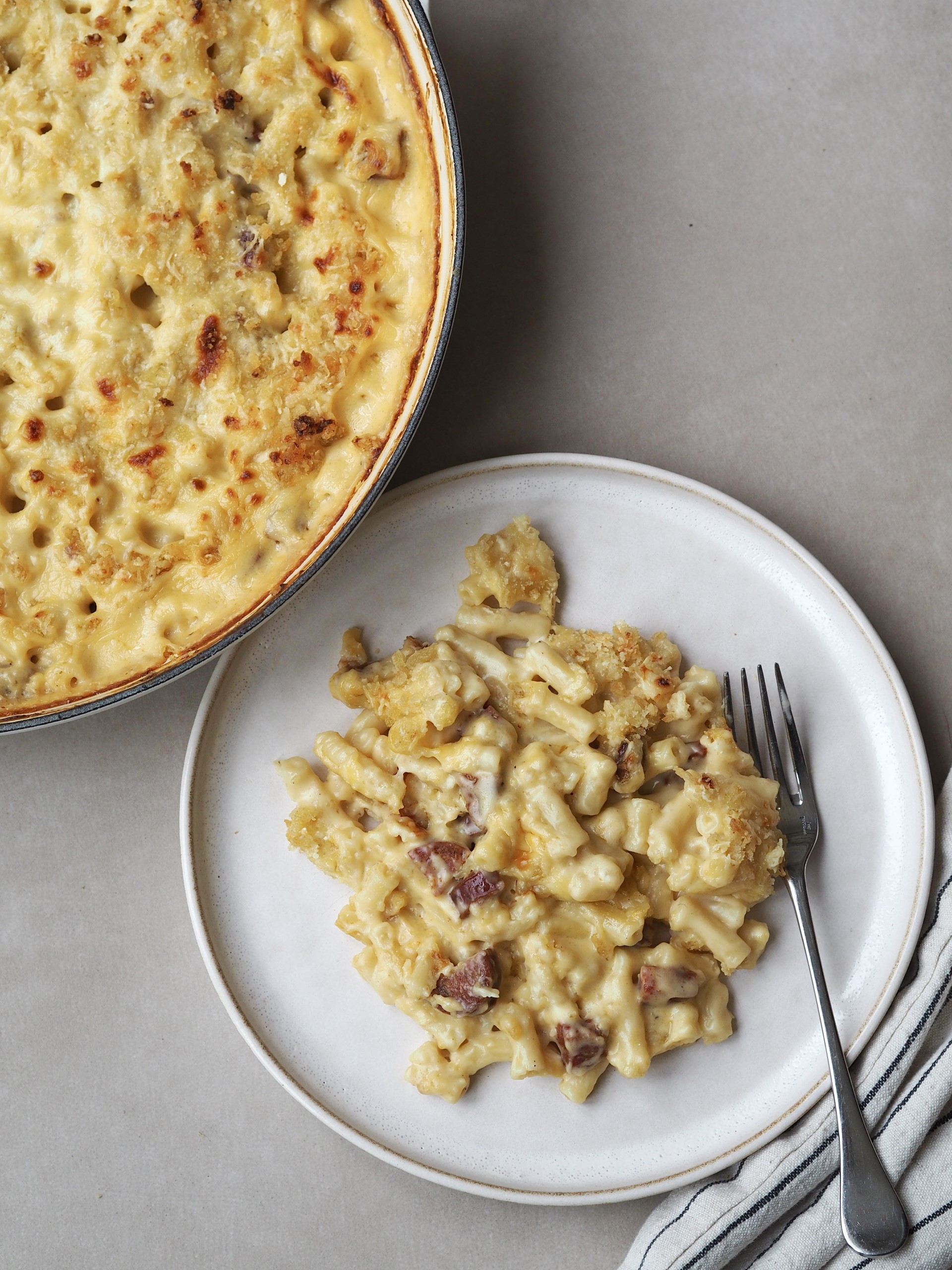 Baked Chorizo Mac and Cheese
