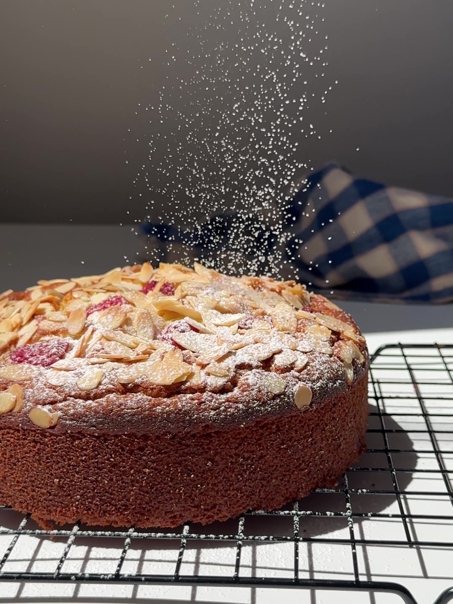 Raspberry, Almond and Ricotta Cake