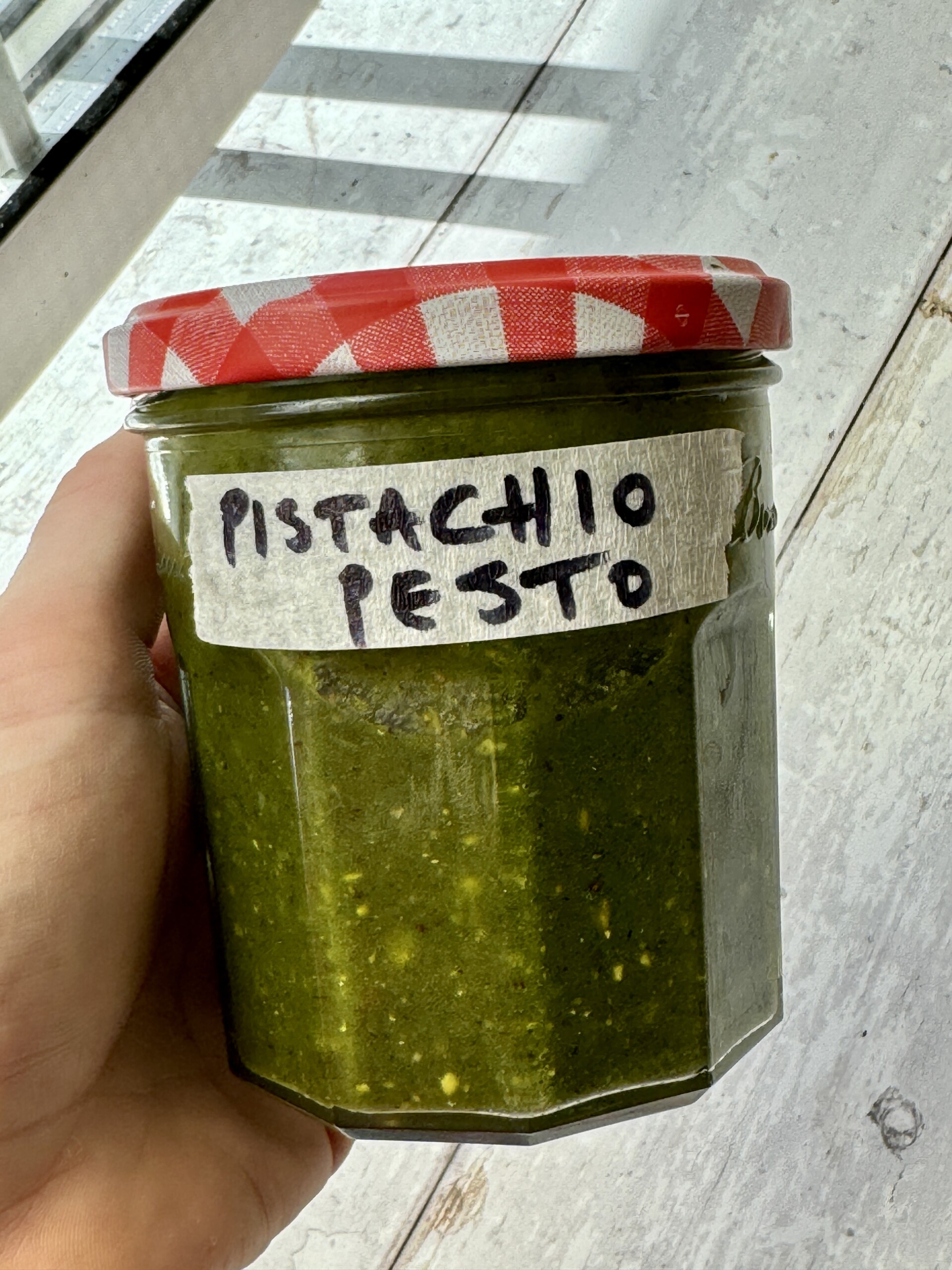 pesto to mix in the salad