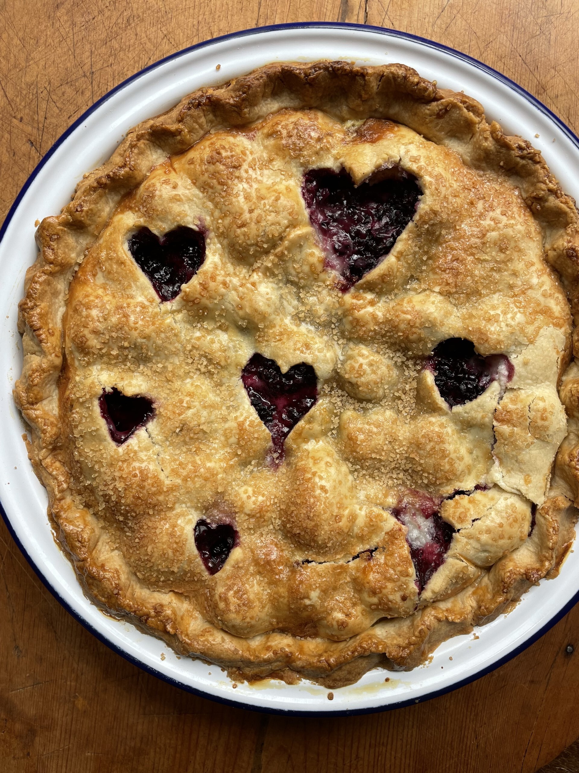 Blackberry Pie with Cream Cheese