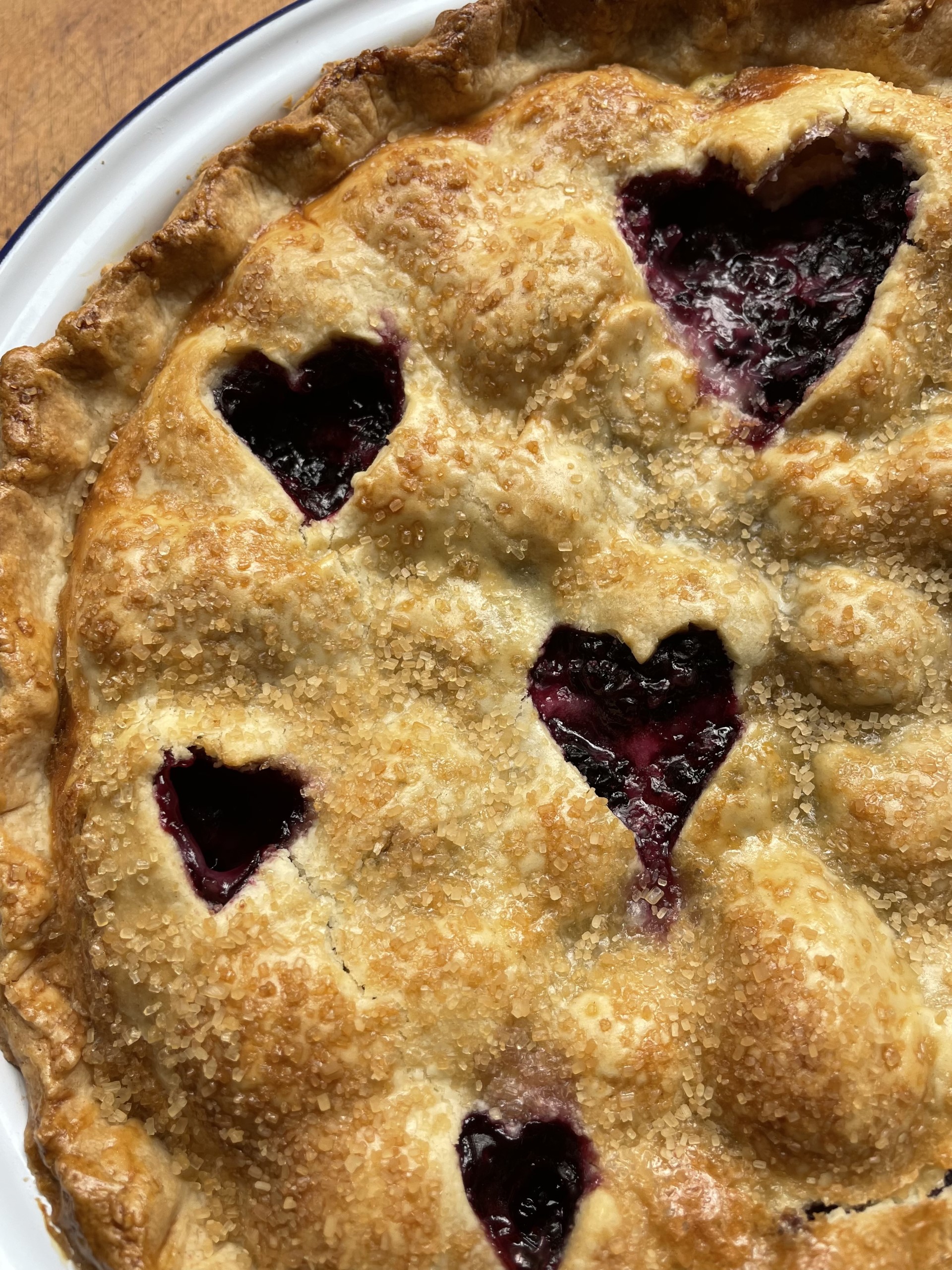 Blackberry Pie with Cream Cheese