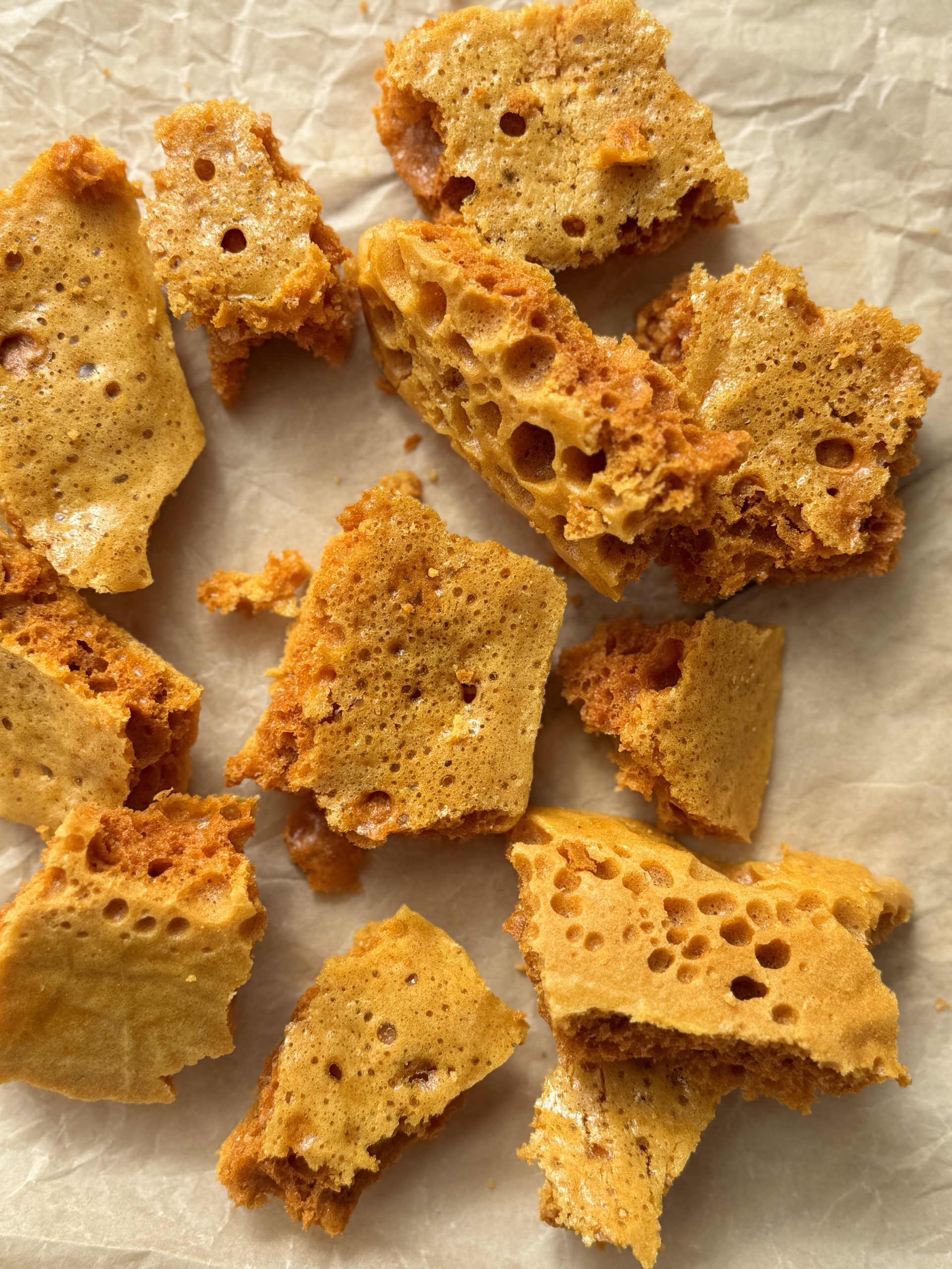 Homemade Honeycomb  