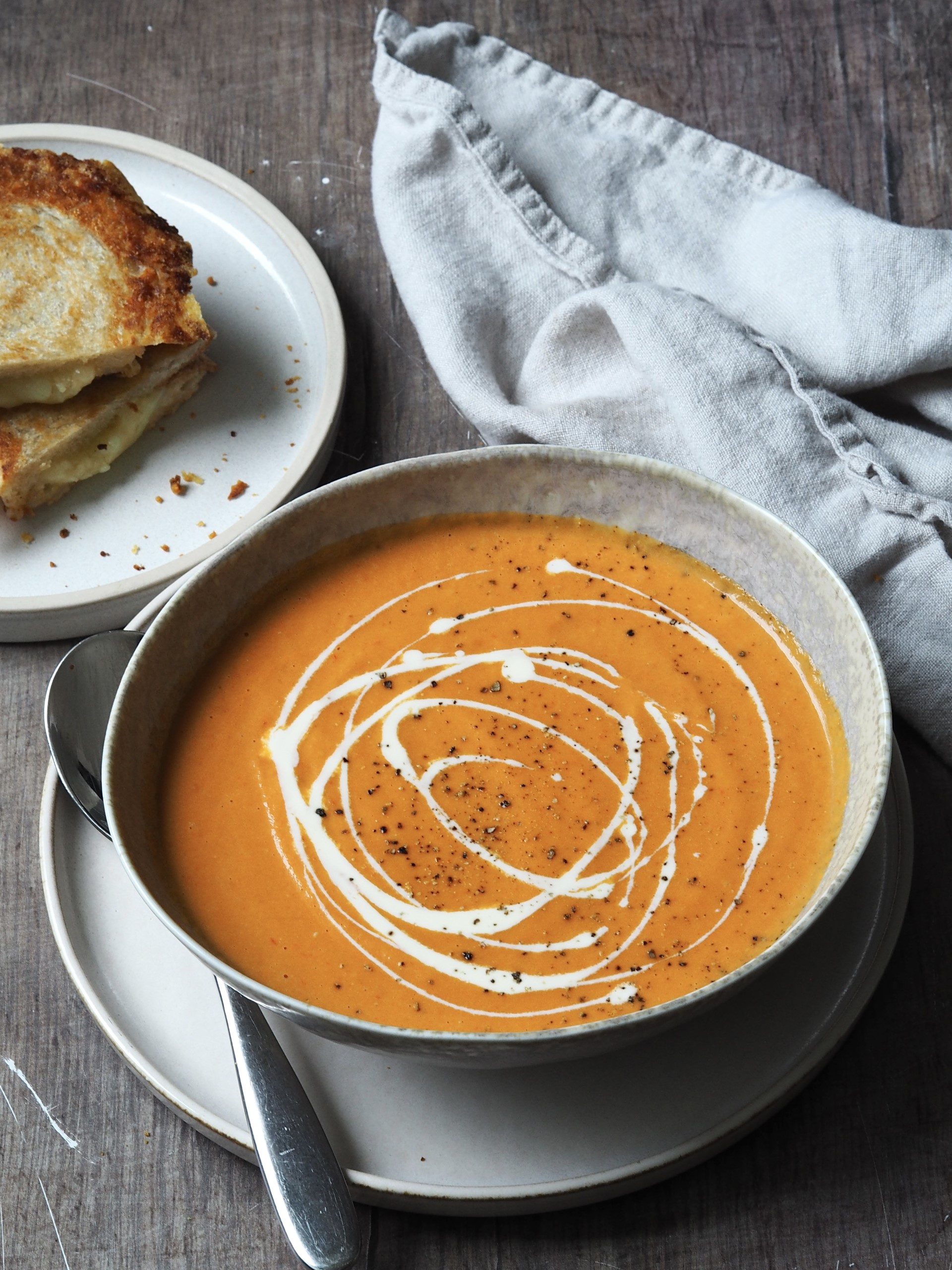 Tomato Soup and Grilled Cheese