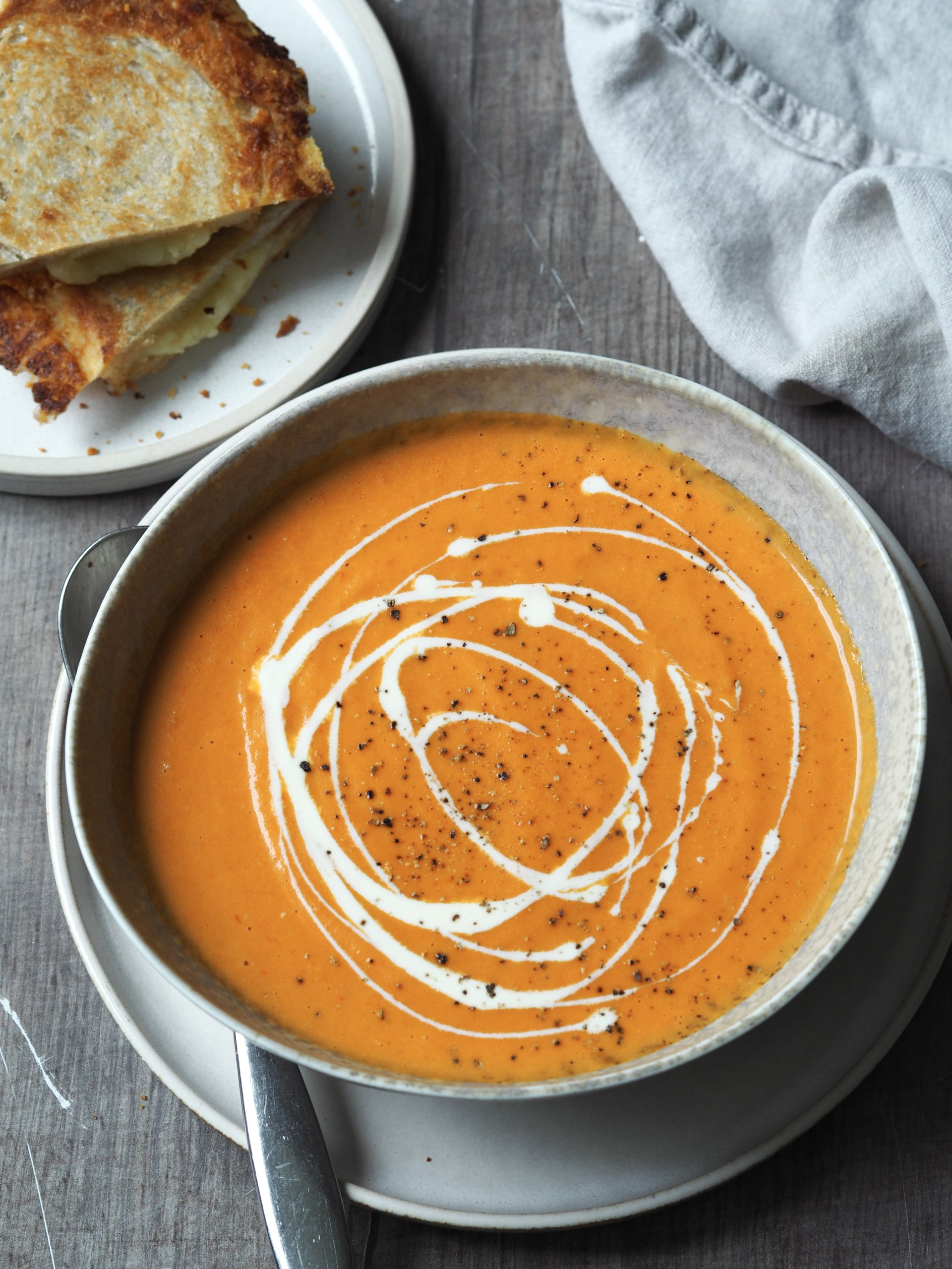 Tomato Soup and Grilled Cheese