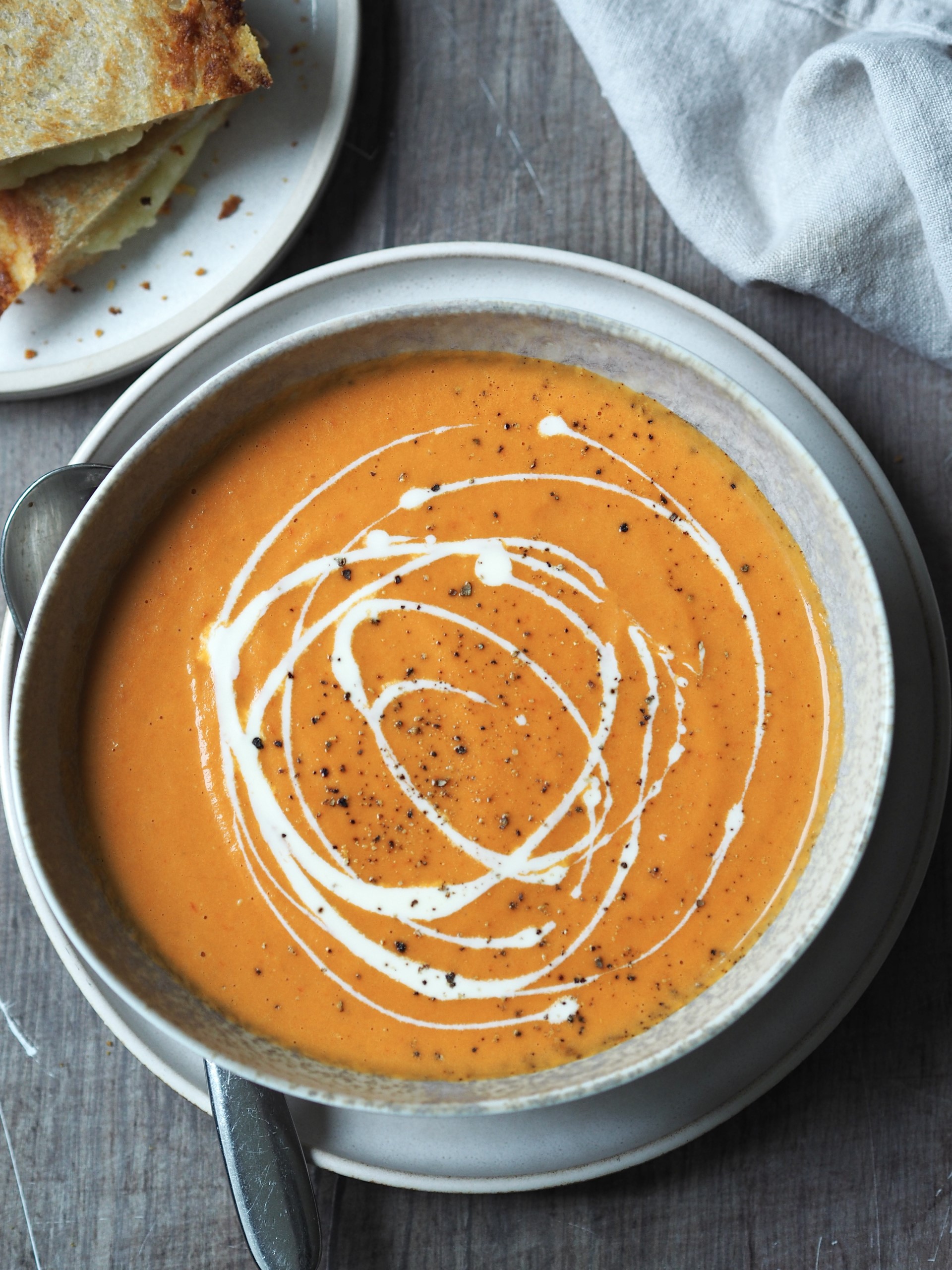 Tomato Soup and Grilled Cheese