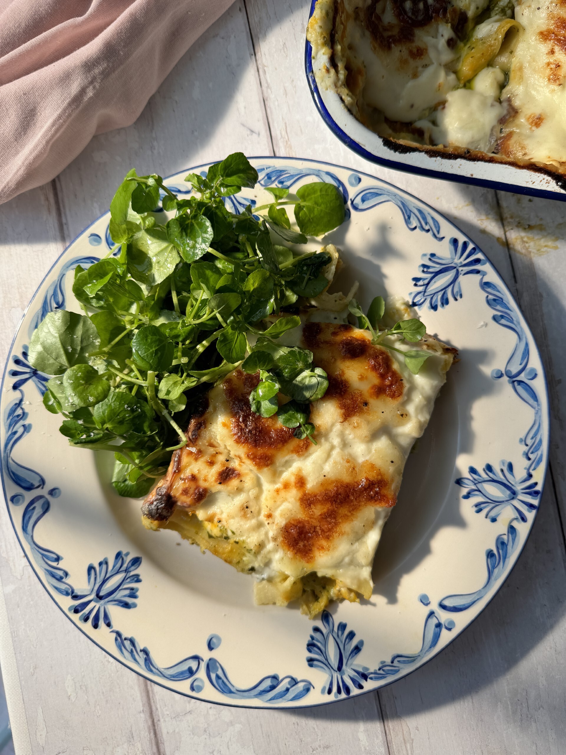 Pesto Lasagne with Butternut Squash