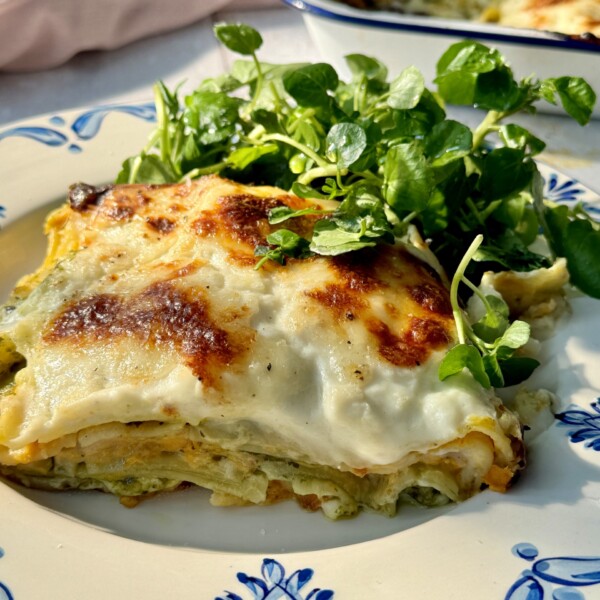 Pesto Lasagne with Butternut Squash