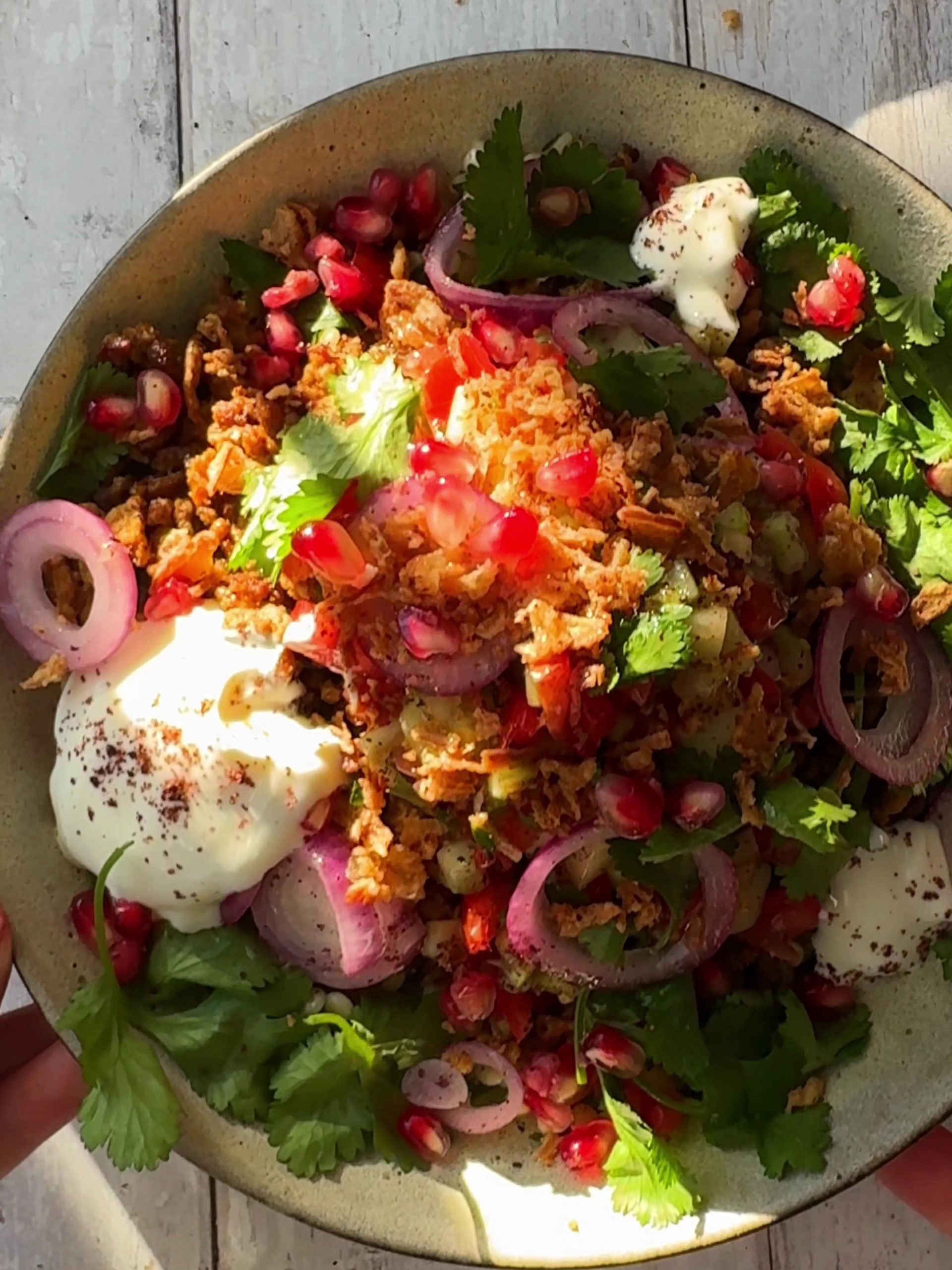 Crispy Lamb Mince Bowl with Couscous and Salad