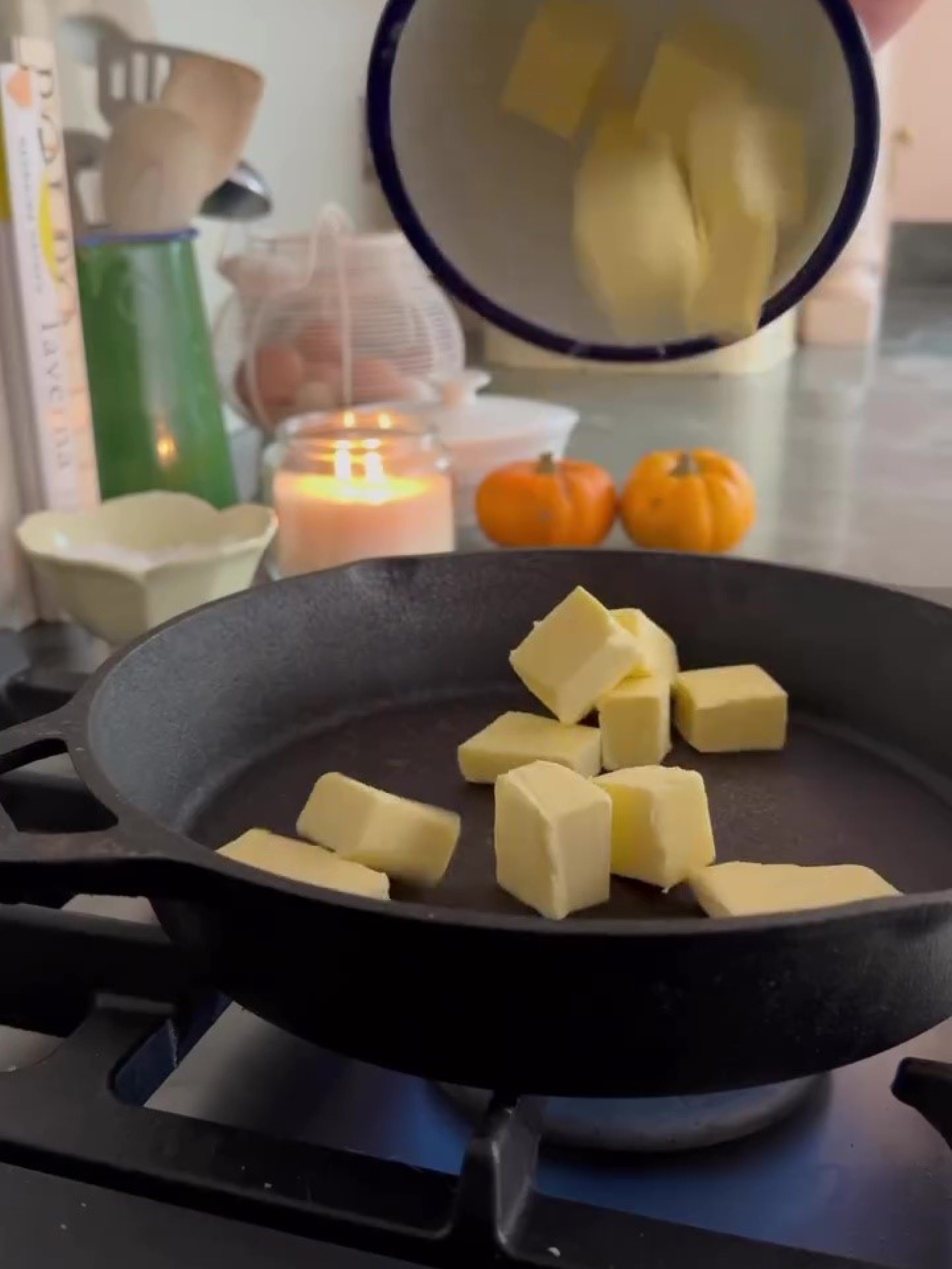 Melting the butter