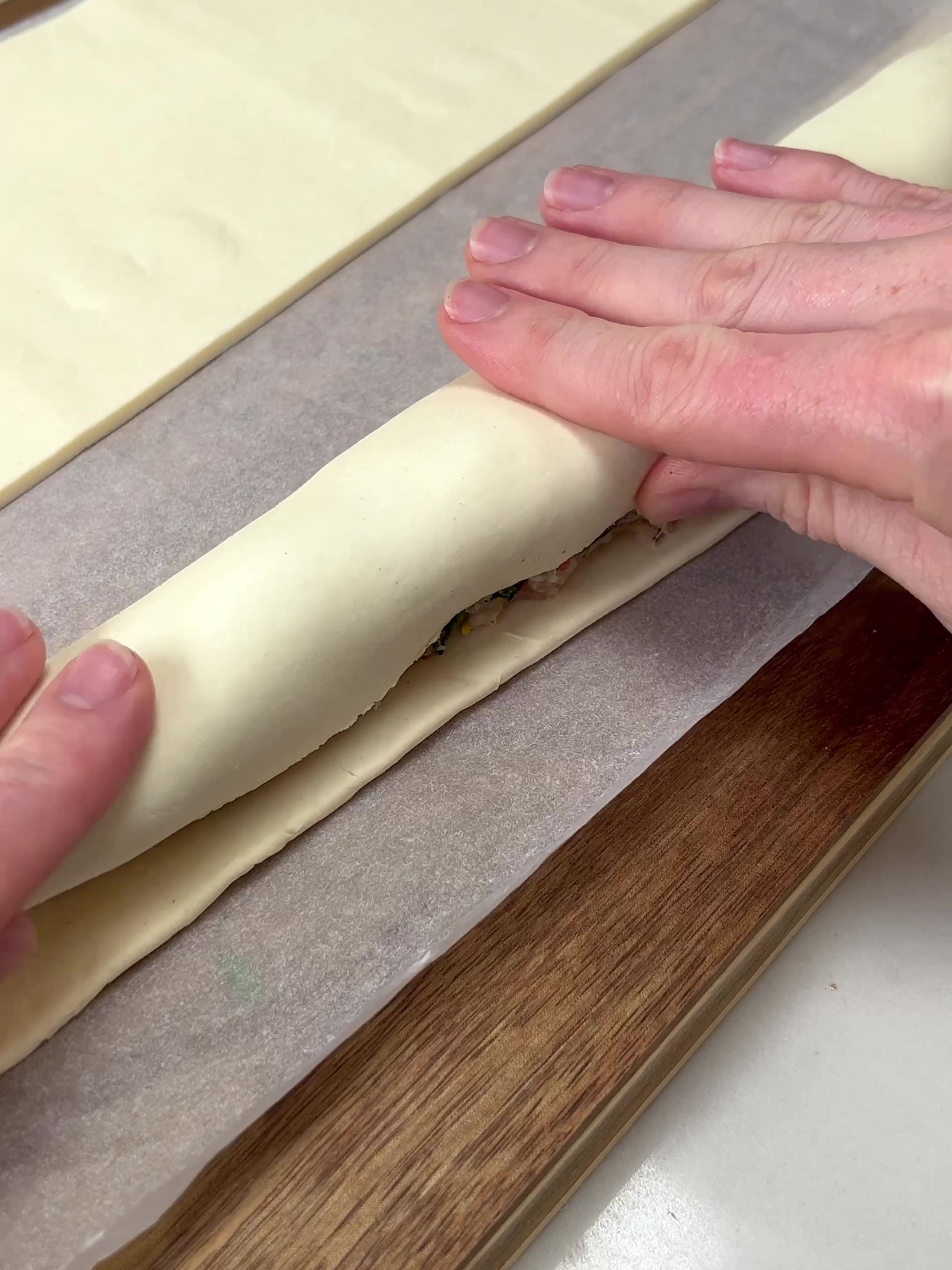 Wrapping pastry