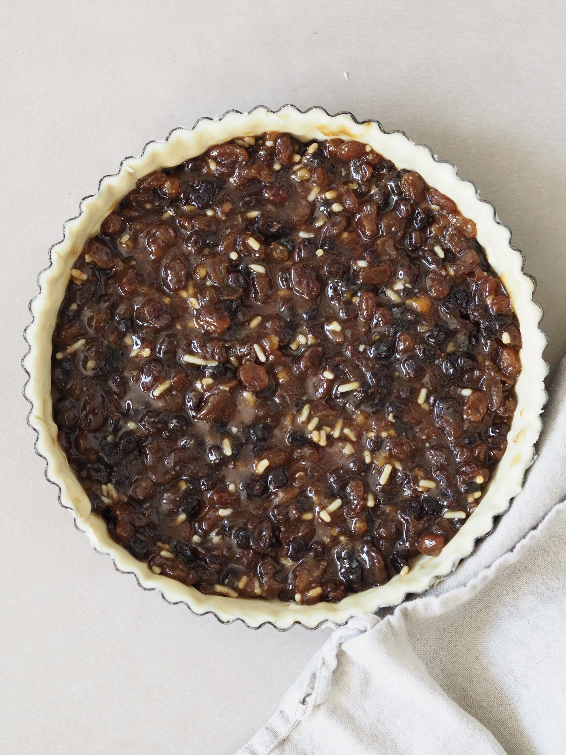 Baking Dish with mincemeat