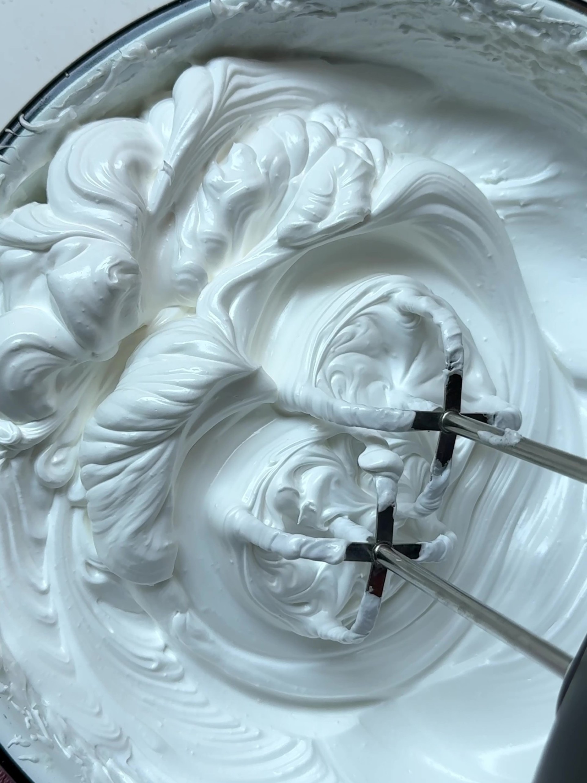 Whipped egg whites