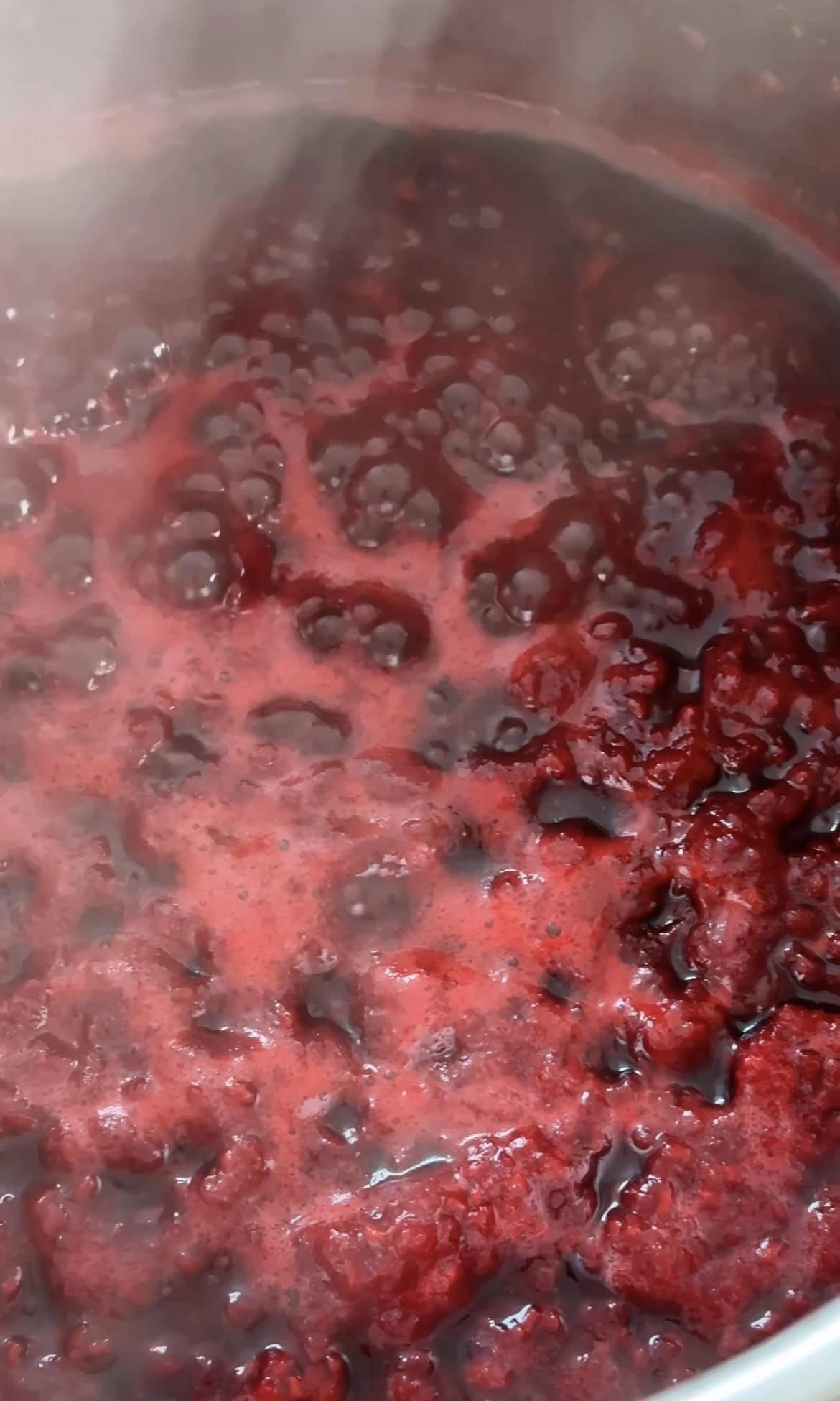 bubbling berry coulis.