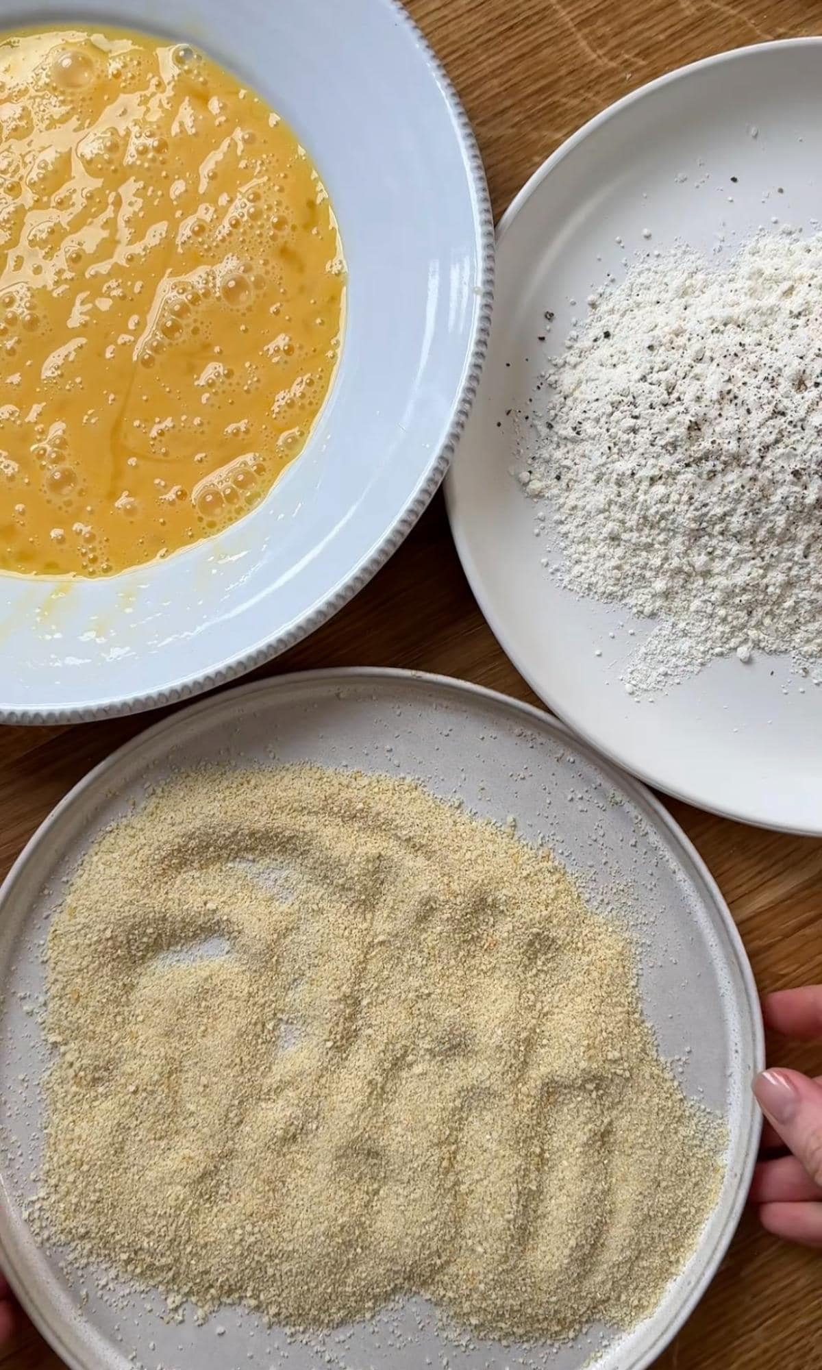 setting up the pan&eacute; station.